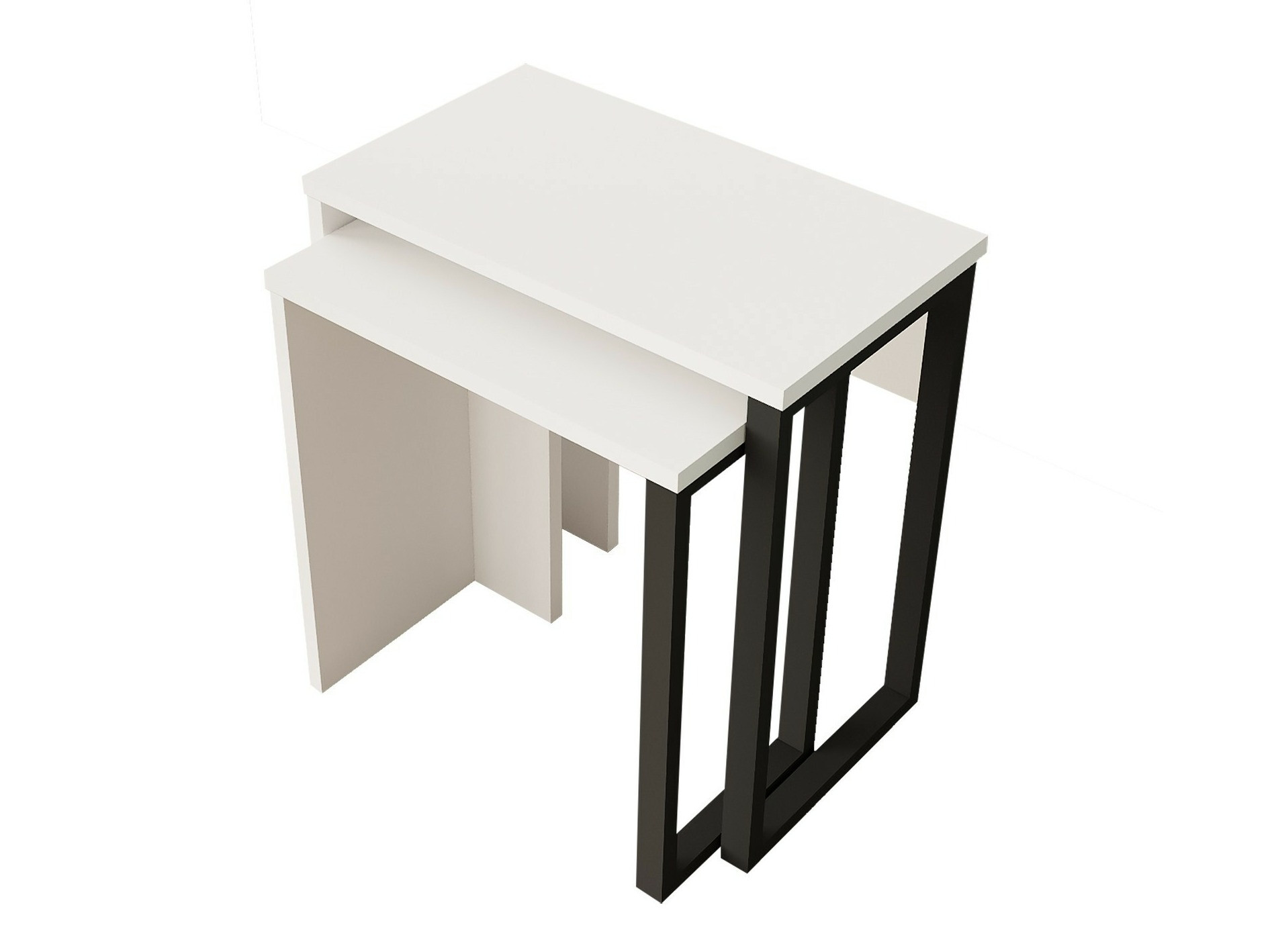 Set pomoćnih stolića Fertore 106 (Bijela)