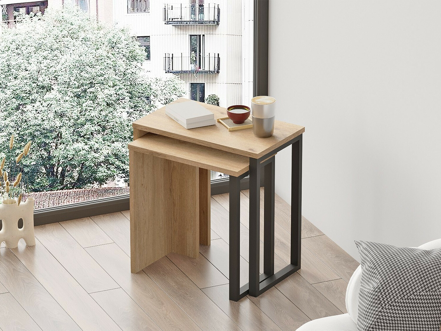 Set pomoćnih stolića Fertore 106 (Orah)