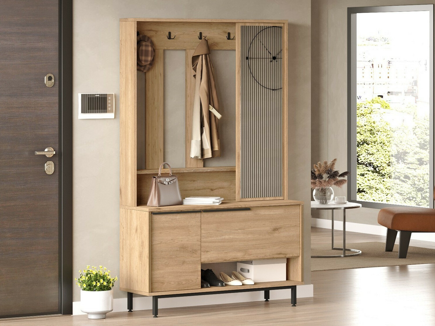 Set za hodnik Fertore 110 (Orah)