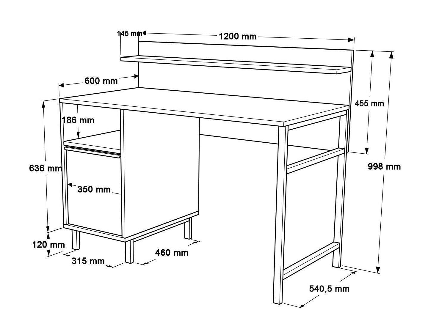 Uredski stol Fertore 115 (Orah)