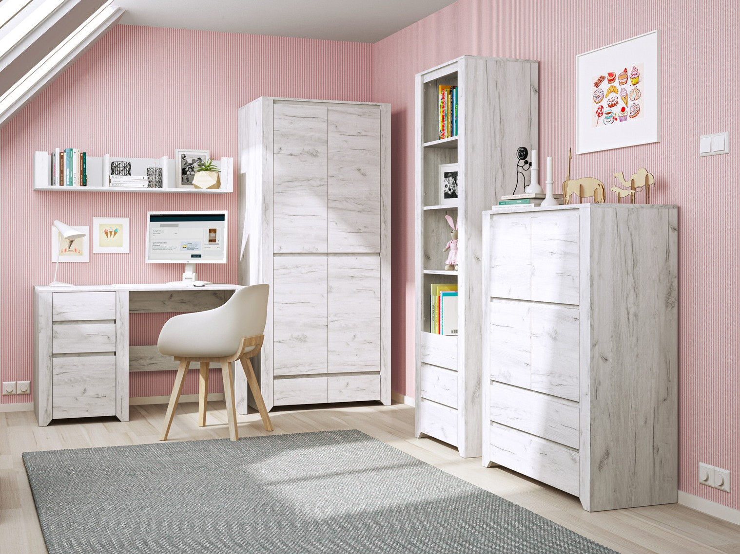 Zidna polica Salcame 111