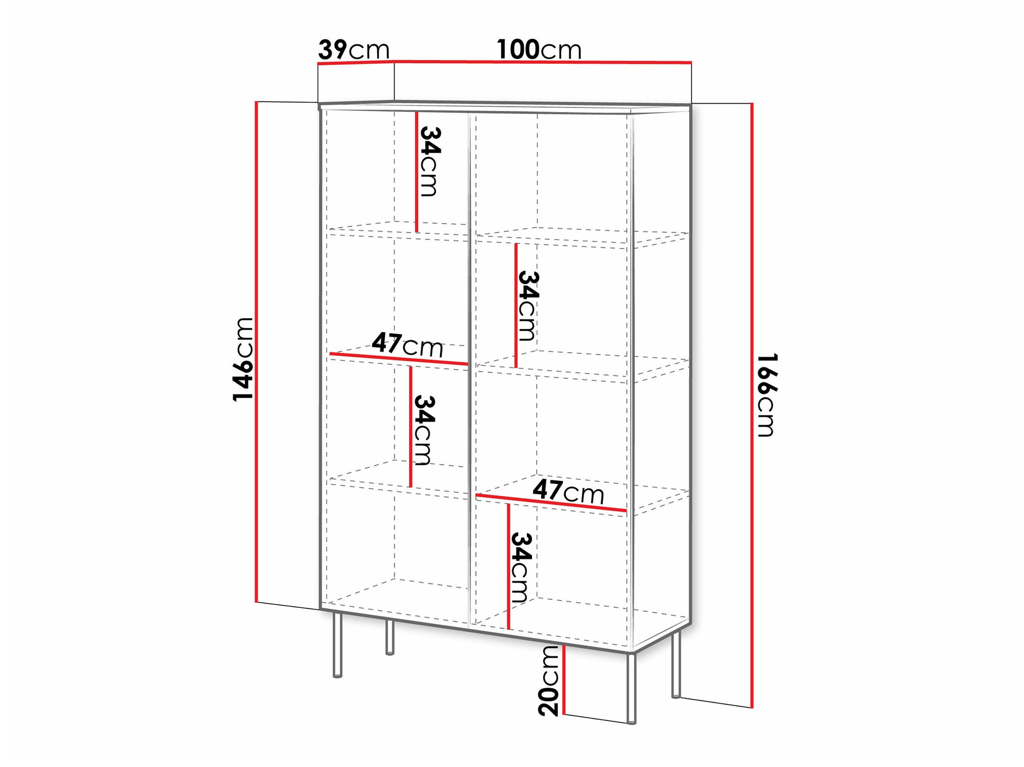 Polica Celra (Bijela)
