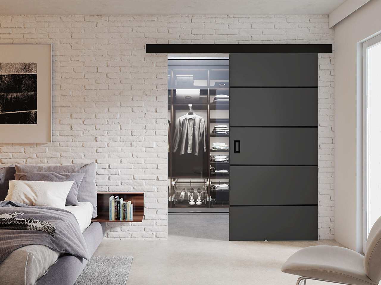 Klizna vrata Dover 173 (Grafit)