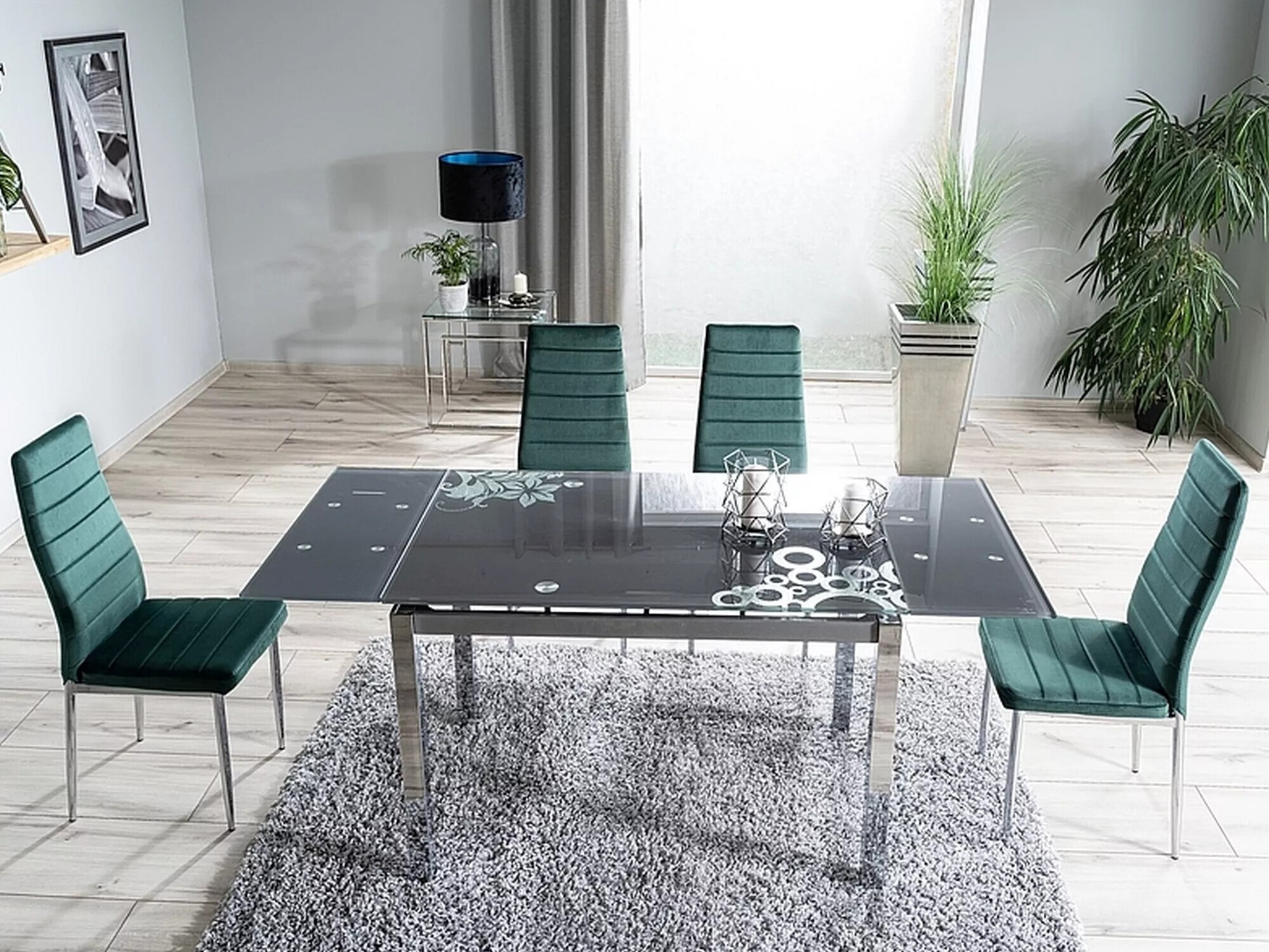 Stol Detroit 169 (Crna)