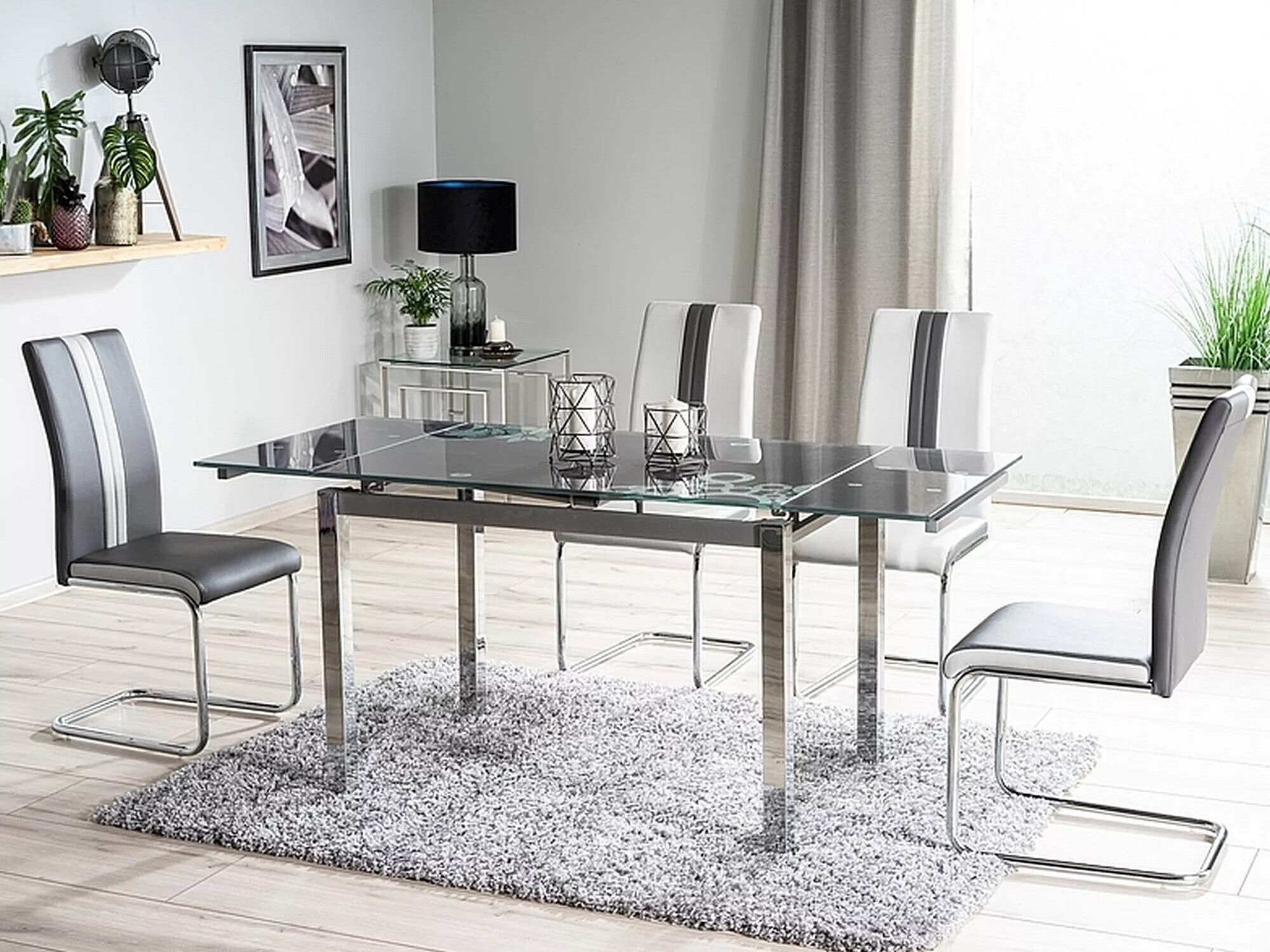 Stol Detroit 169 (Crna)