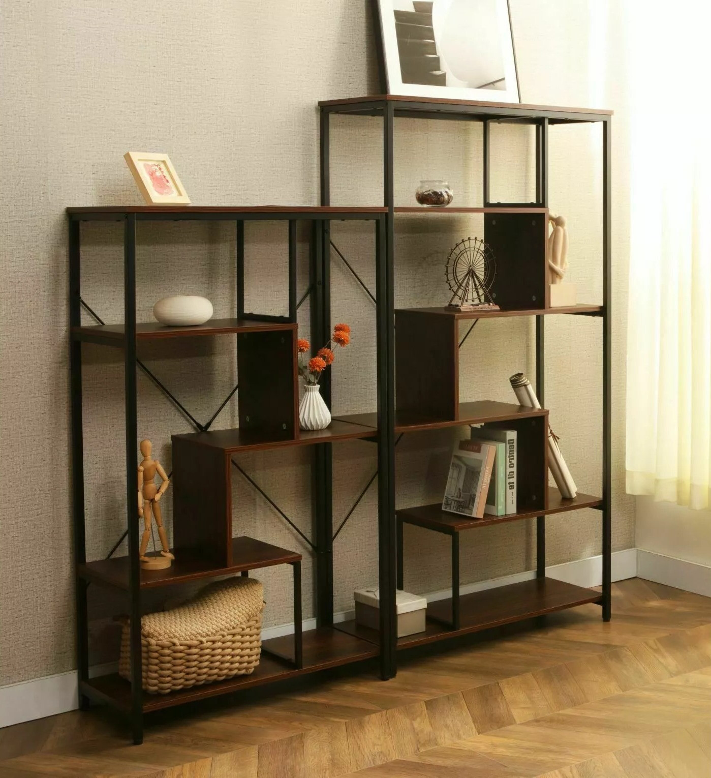 Polica Detroit 235 (Orah + Crna)