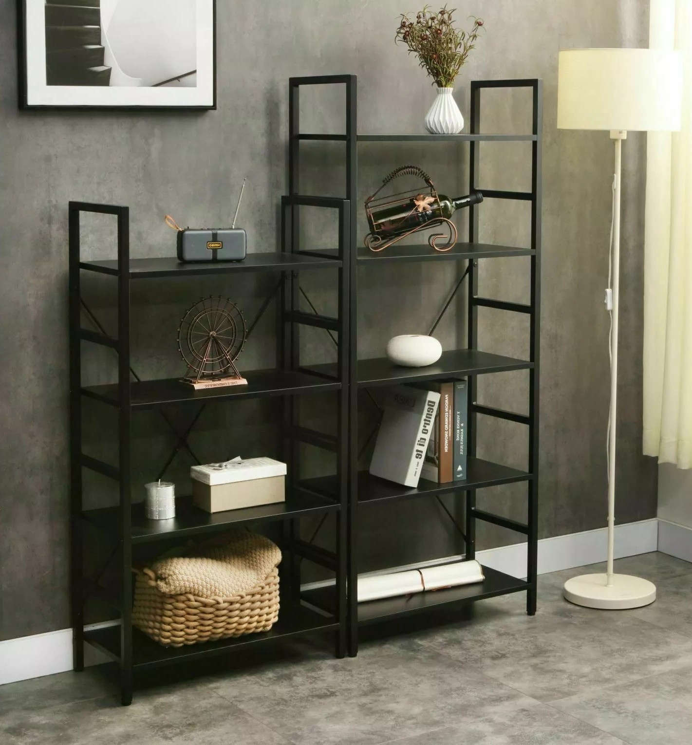 Polica Detroit 427 (Crna)