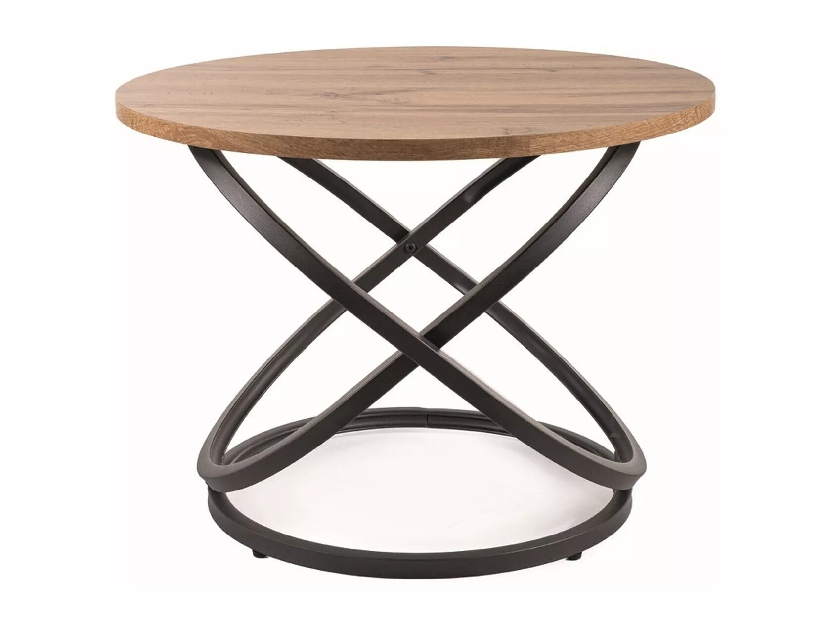 Stolić za kavu Detroit 292 (Hrast Artisan + Crna)