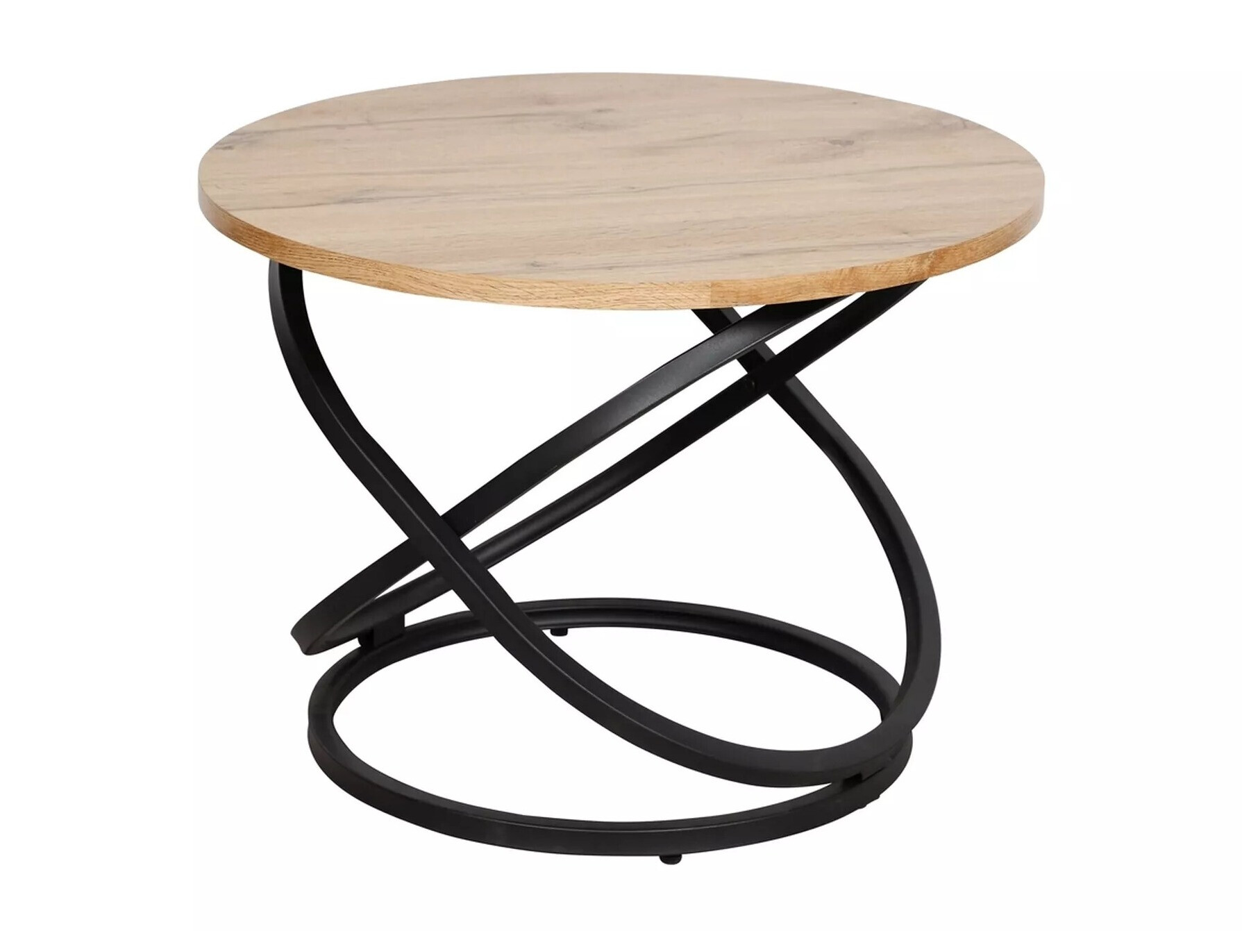 Stolić za kavu Detroit 292 (Hrast Artisan + Crna)