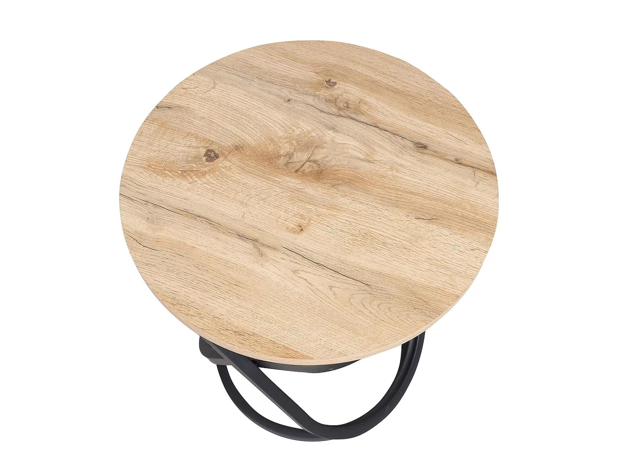 Stolić za kavu Detroit 292 (Hrast Artisan + Crna)