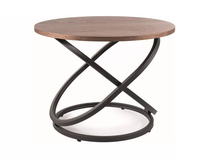 Stolić za kavu Detroit 292 (Orah + Crna)