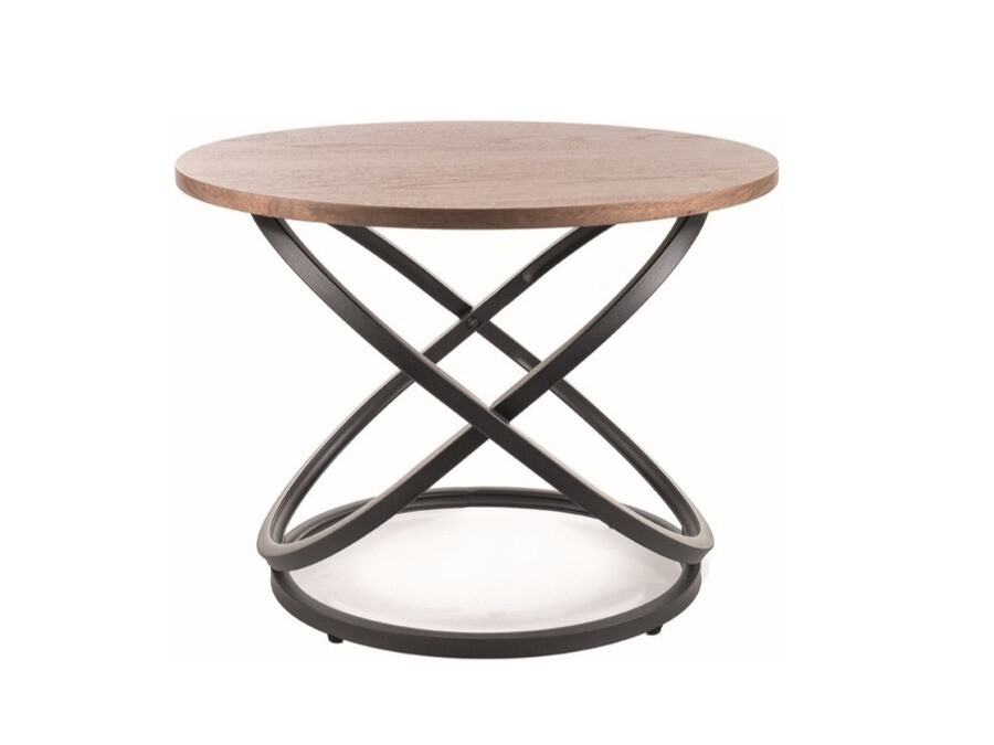 Stolić za kavu Detroit 292 (Orah + Crna)