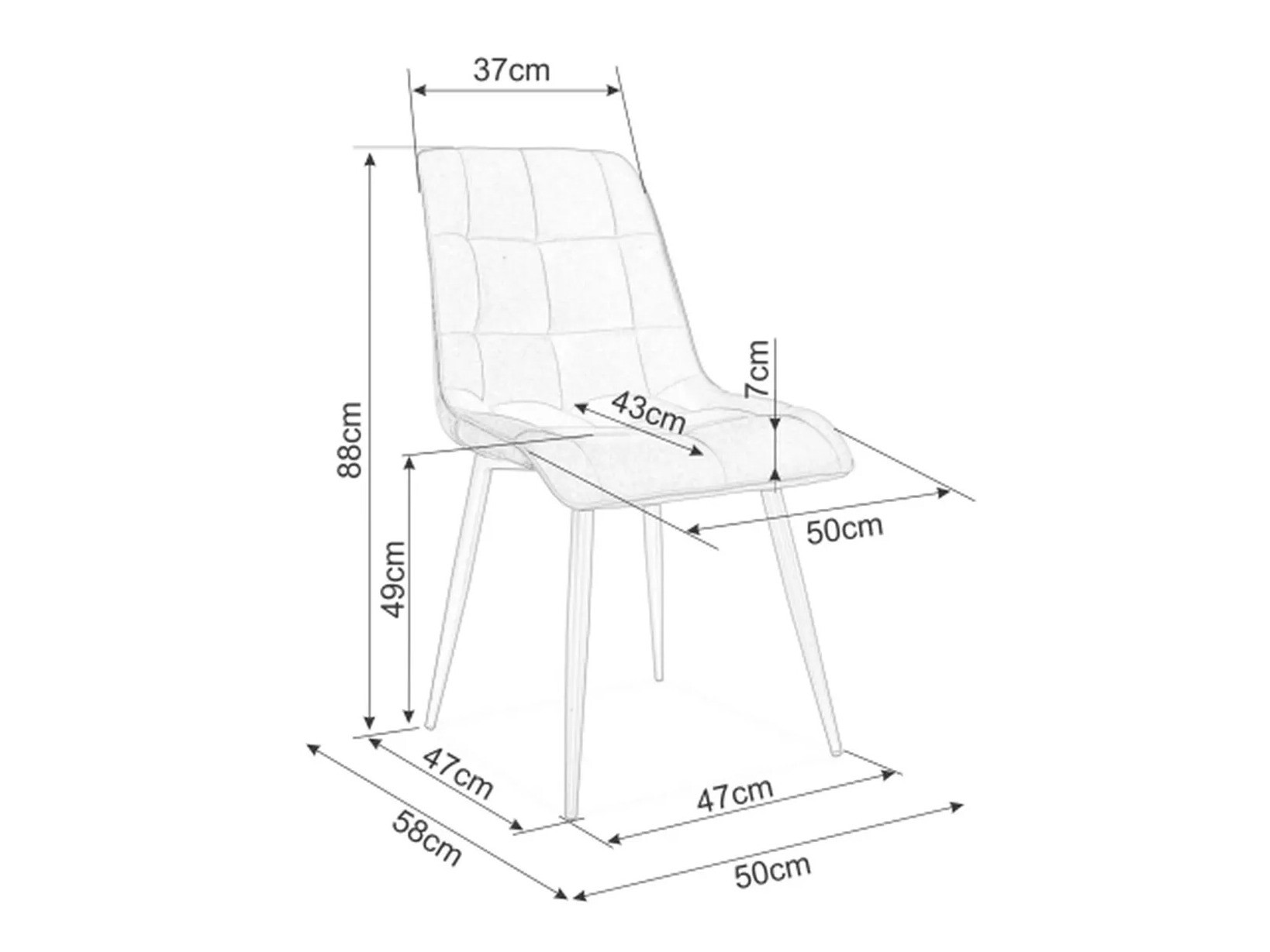 Stolica Detroit 288 (Bež)