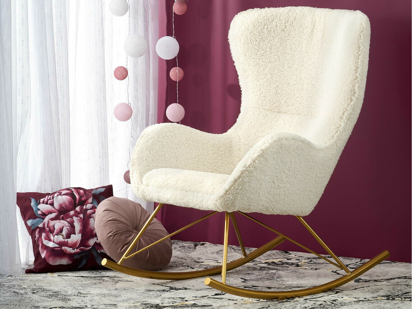 Stolica za ljuljanje Houston 1326 (Krem)