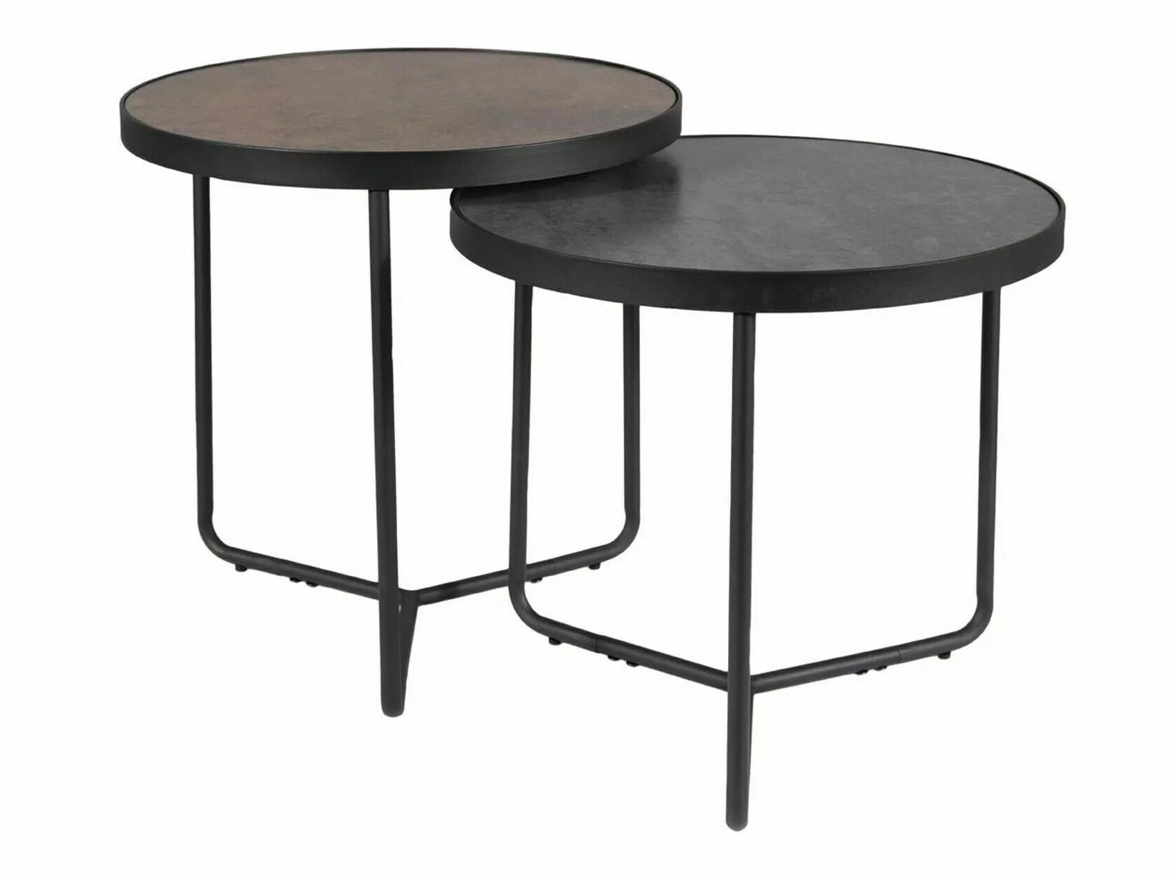 Stolići za kavu Detroit 281 (Siva + Smeđa)