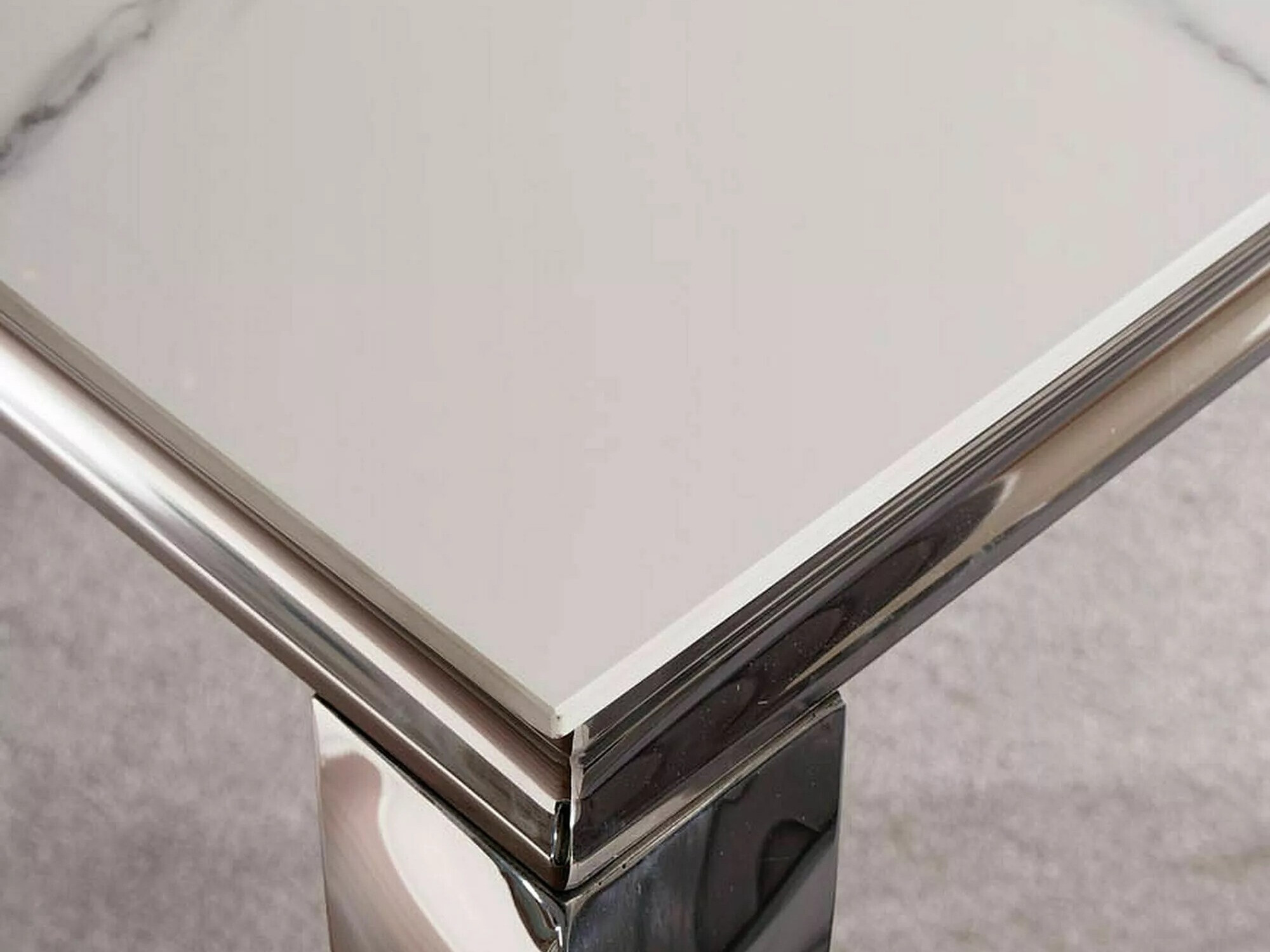 Stol Detroit 323 (Srebrna + Bijeli mramor)