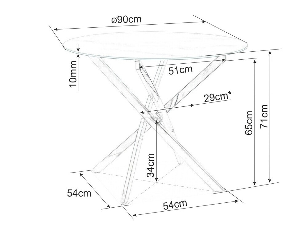 Stol Detroit 375 (Zlatna)