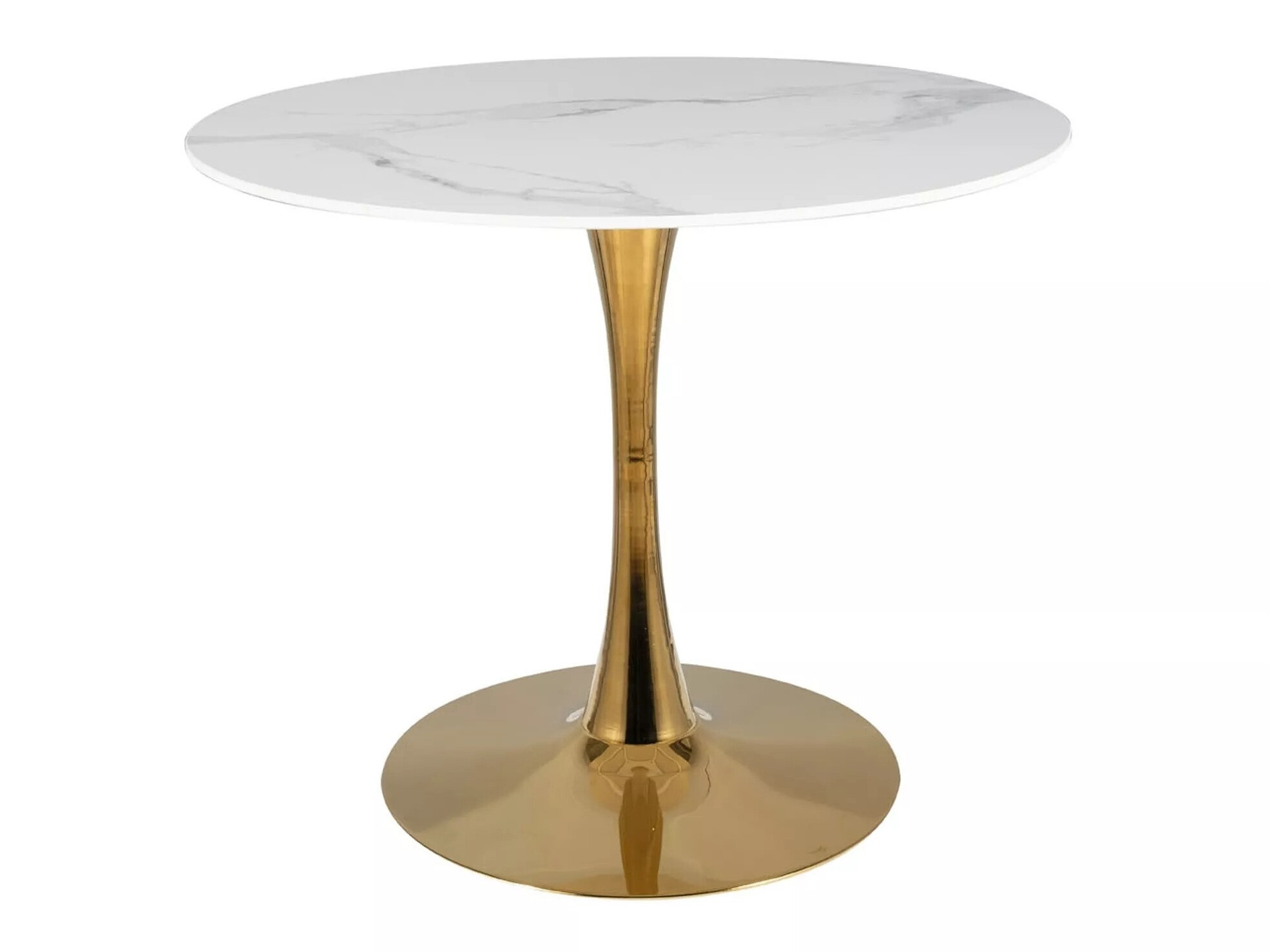 Stol Detroit 378 (Bijeli mramor + Zlatna)