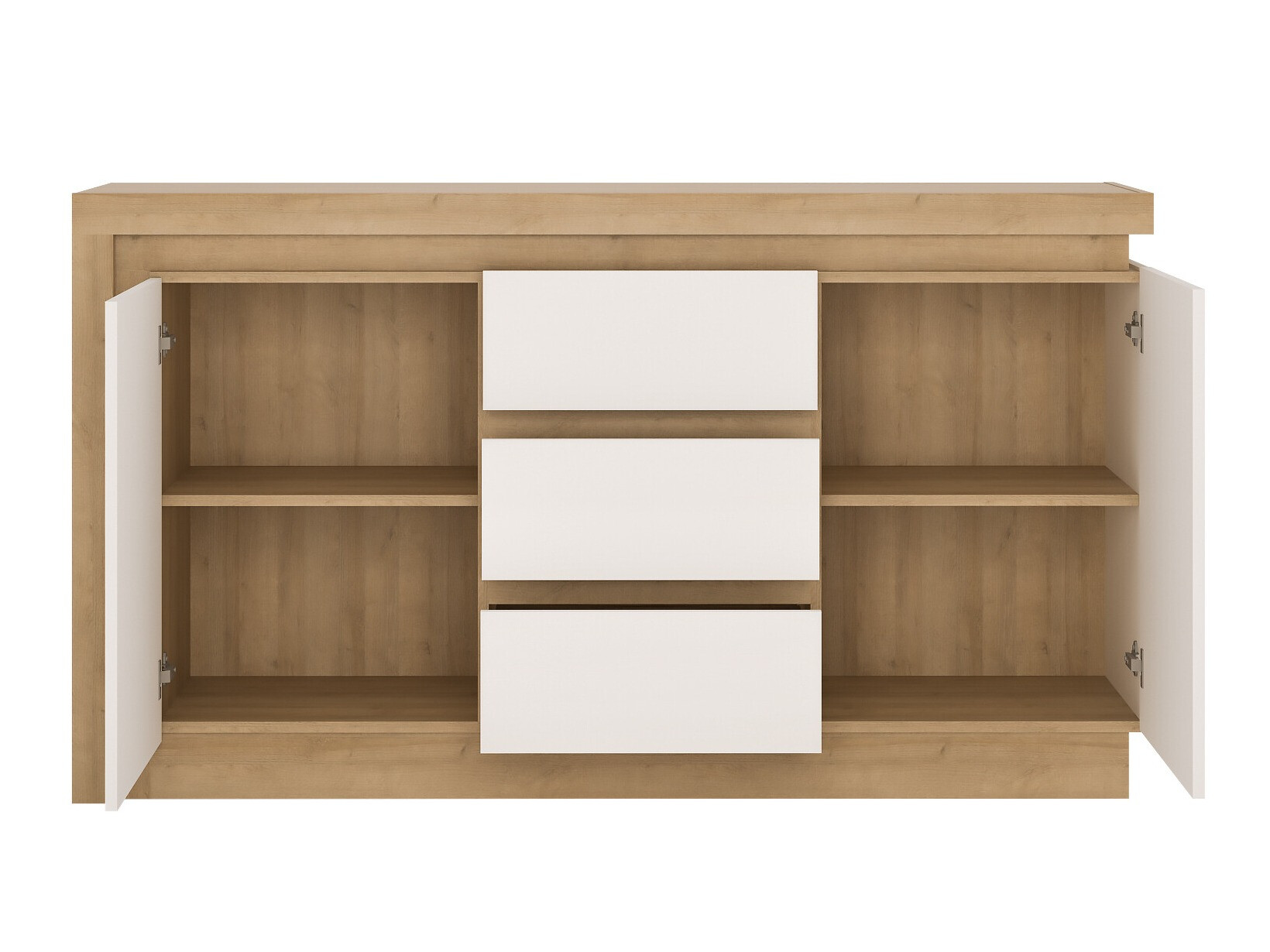 Komoda Feldeli 103 (Bijela + Hrast)