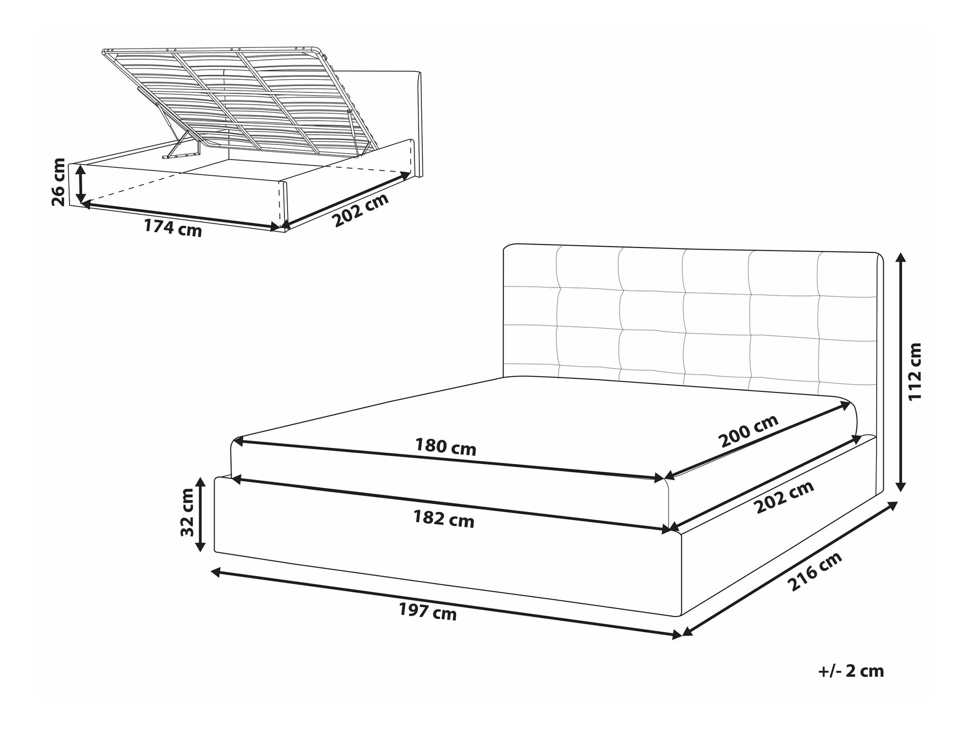 Krevet Berwyn 2008 (Siva)