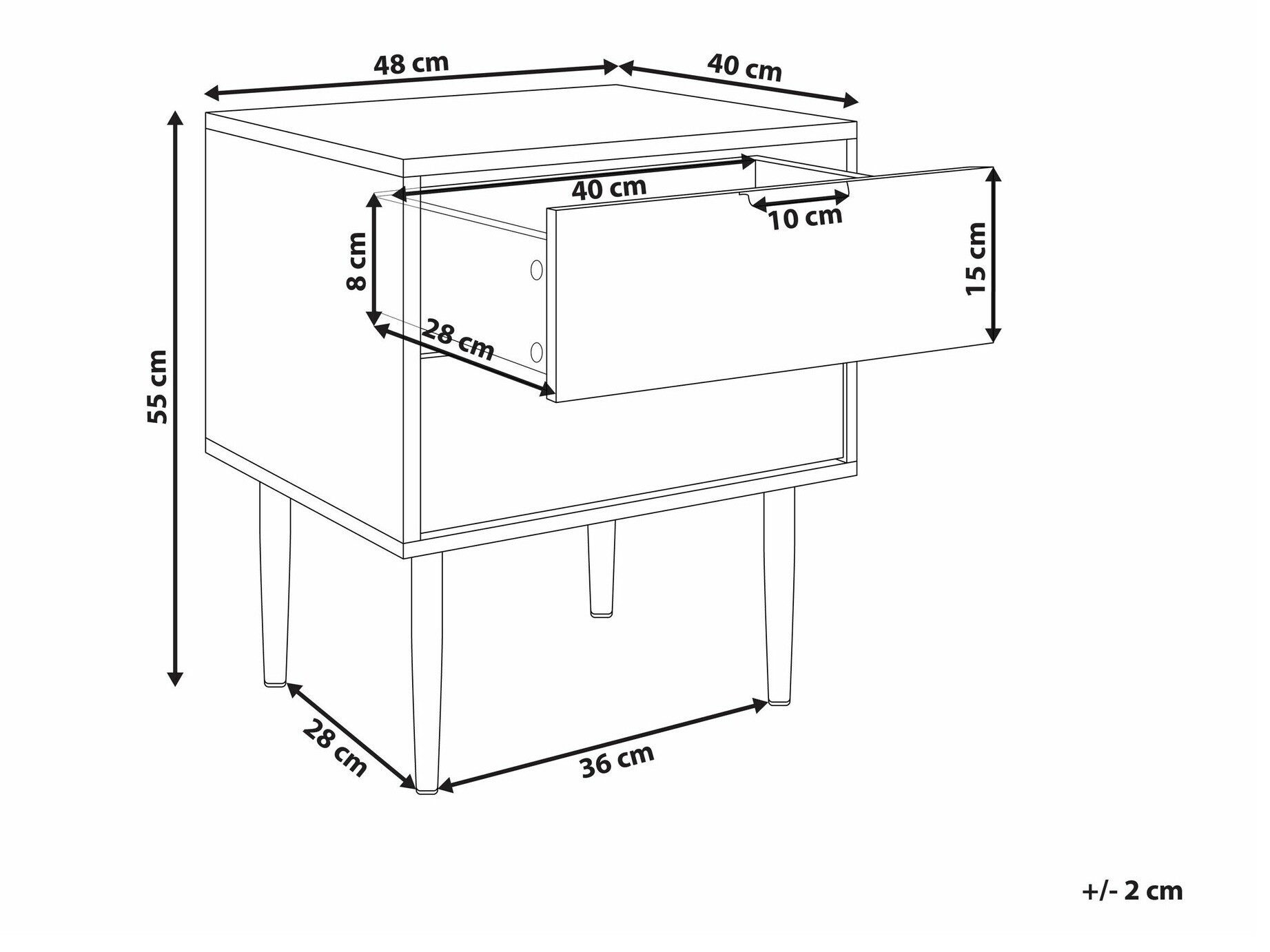 Noćni ormarić Berwyn 2011