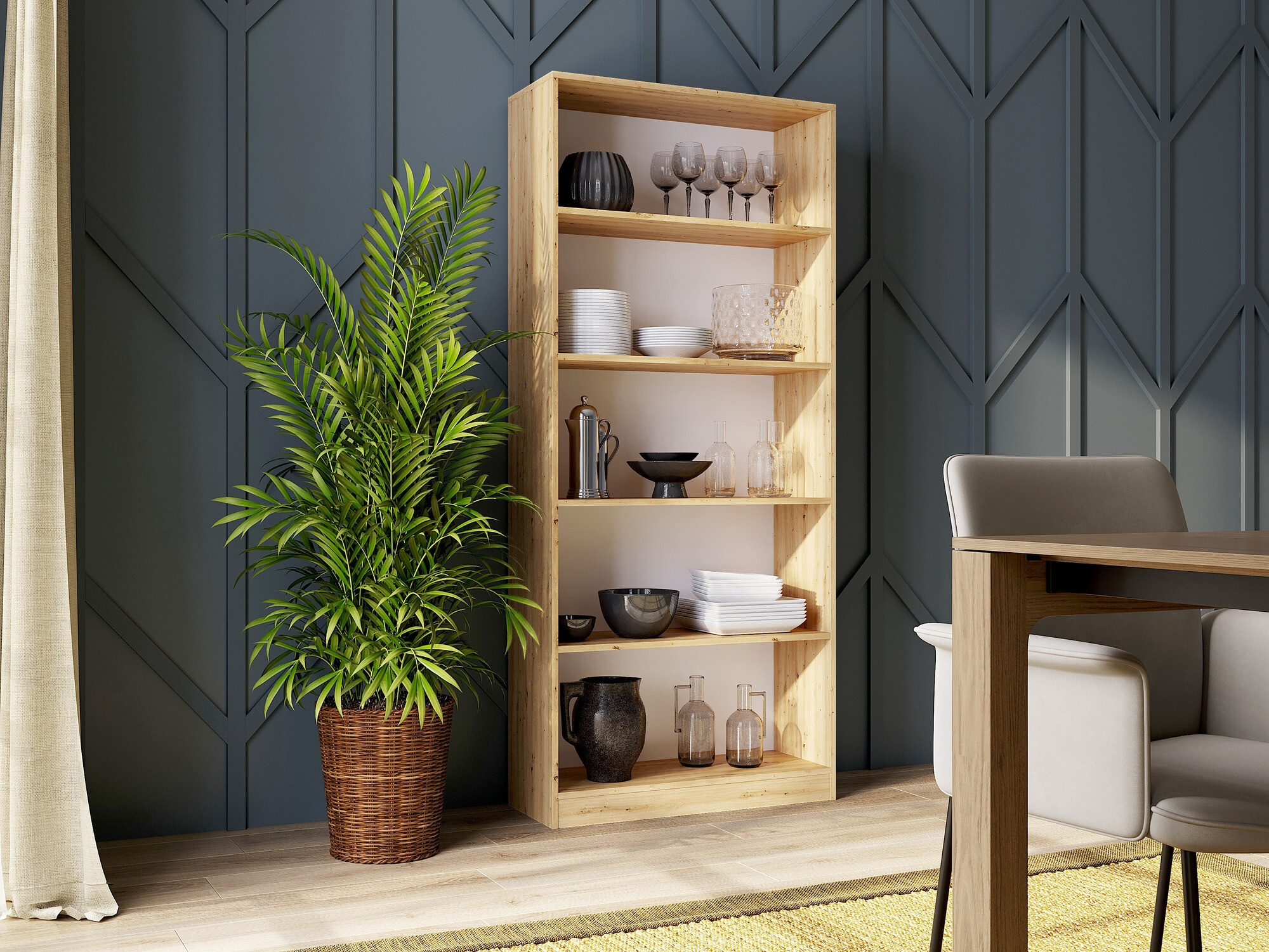 Polica Mandeville 253 (Hrast Artisan)