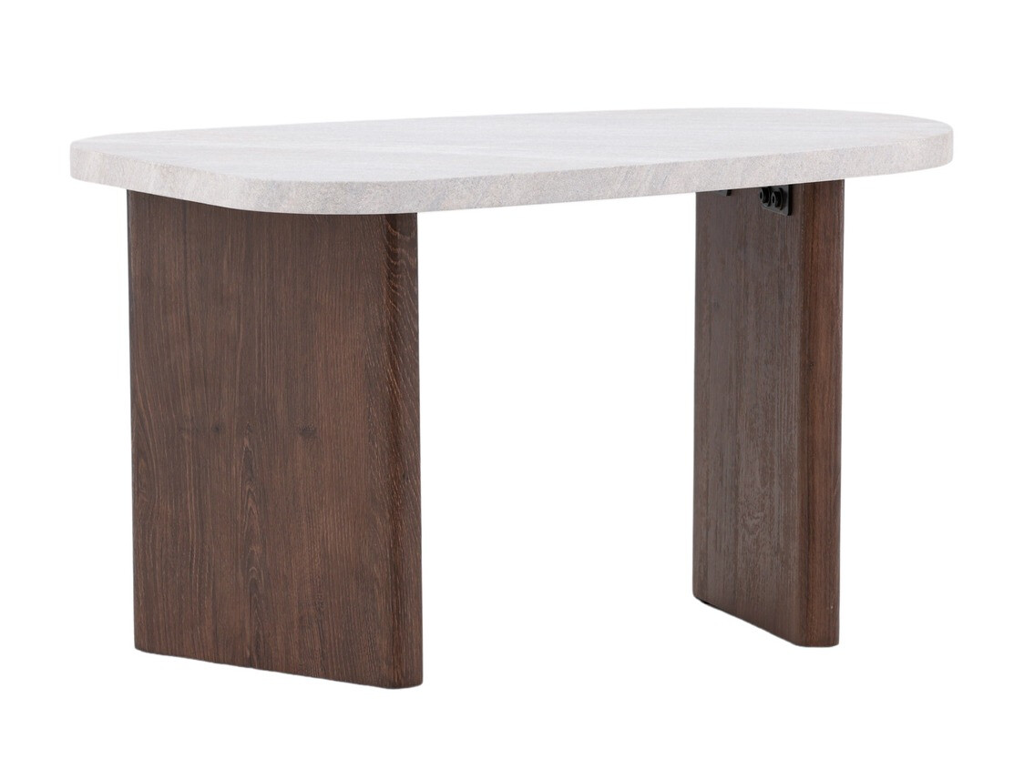 Stolić za kavu Dallas 4214 (Svijetlo siva + Smeđa)