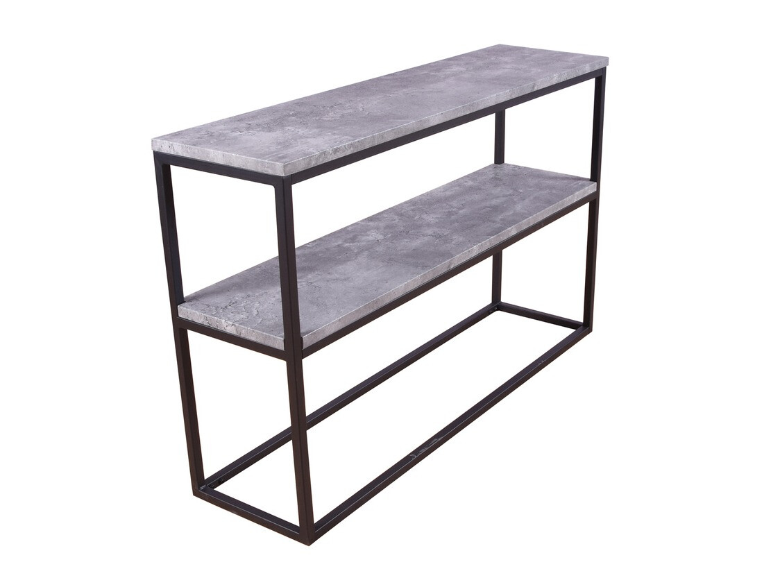 Konzola Dallas 2521 (Boja betona + Crna)