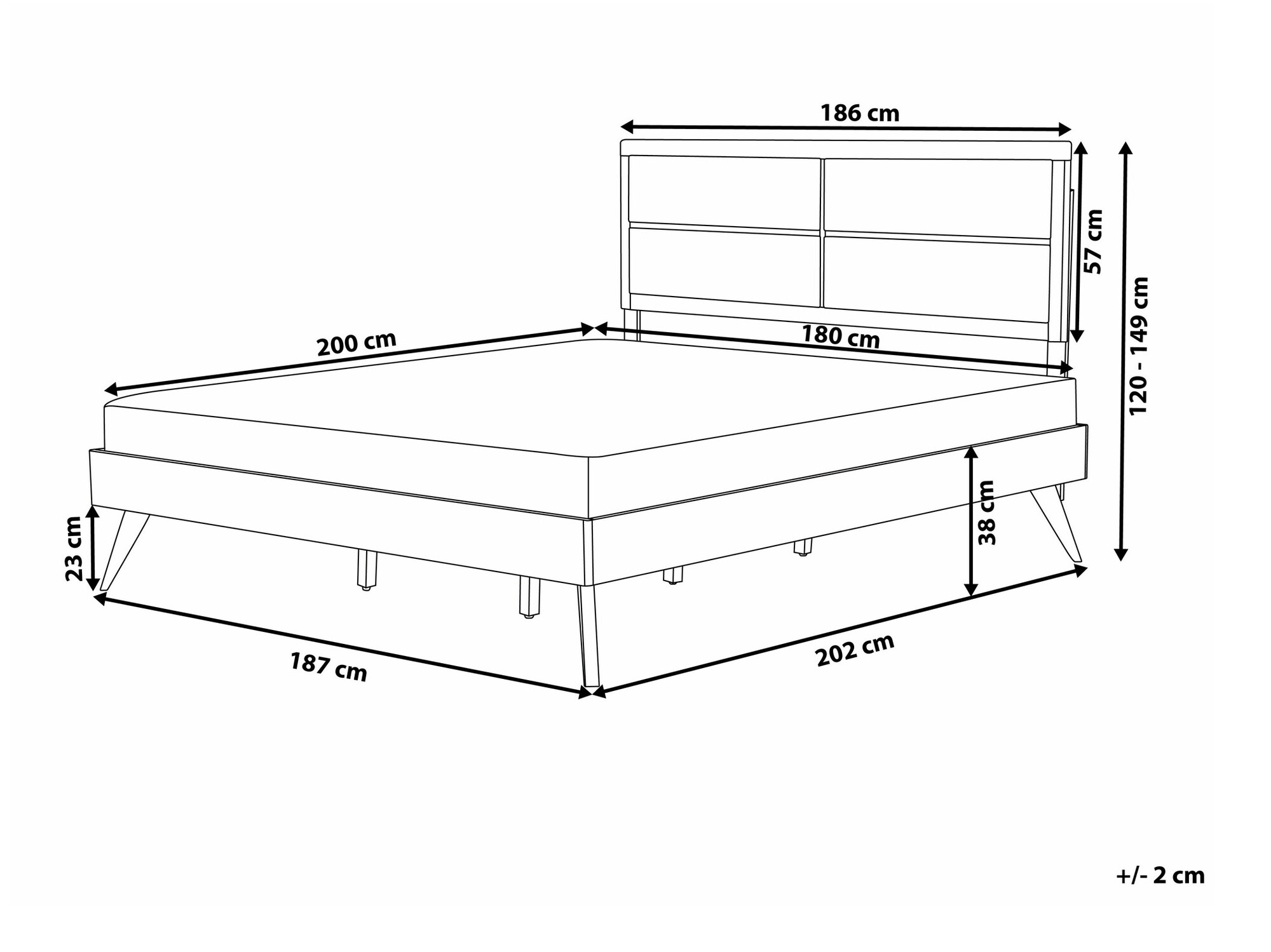 Krevet Berwyn 772 (Bež + Svijetlo drvo)