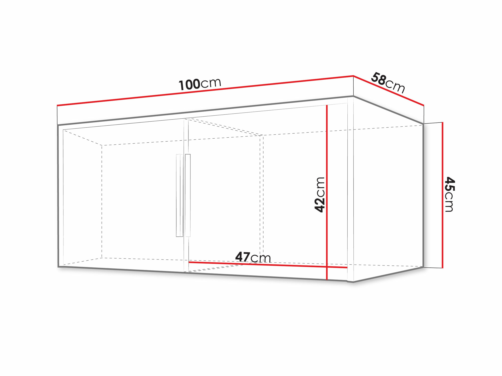 Ormar Collis (Hrast Wotan + Crna)