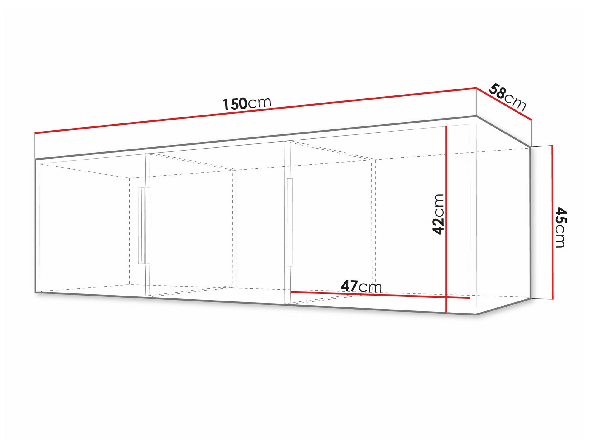 Ormar Enolevo 106 (Hrast Wotan + Crna)