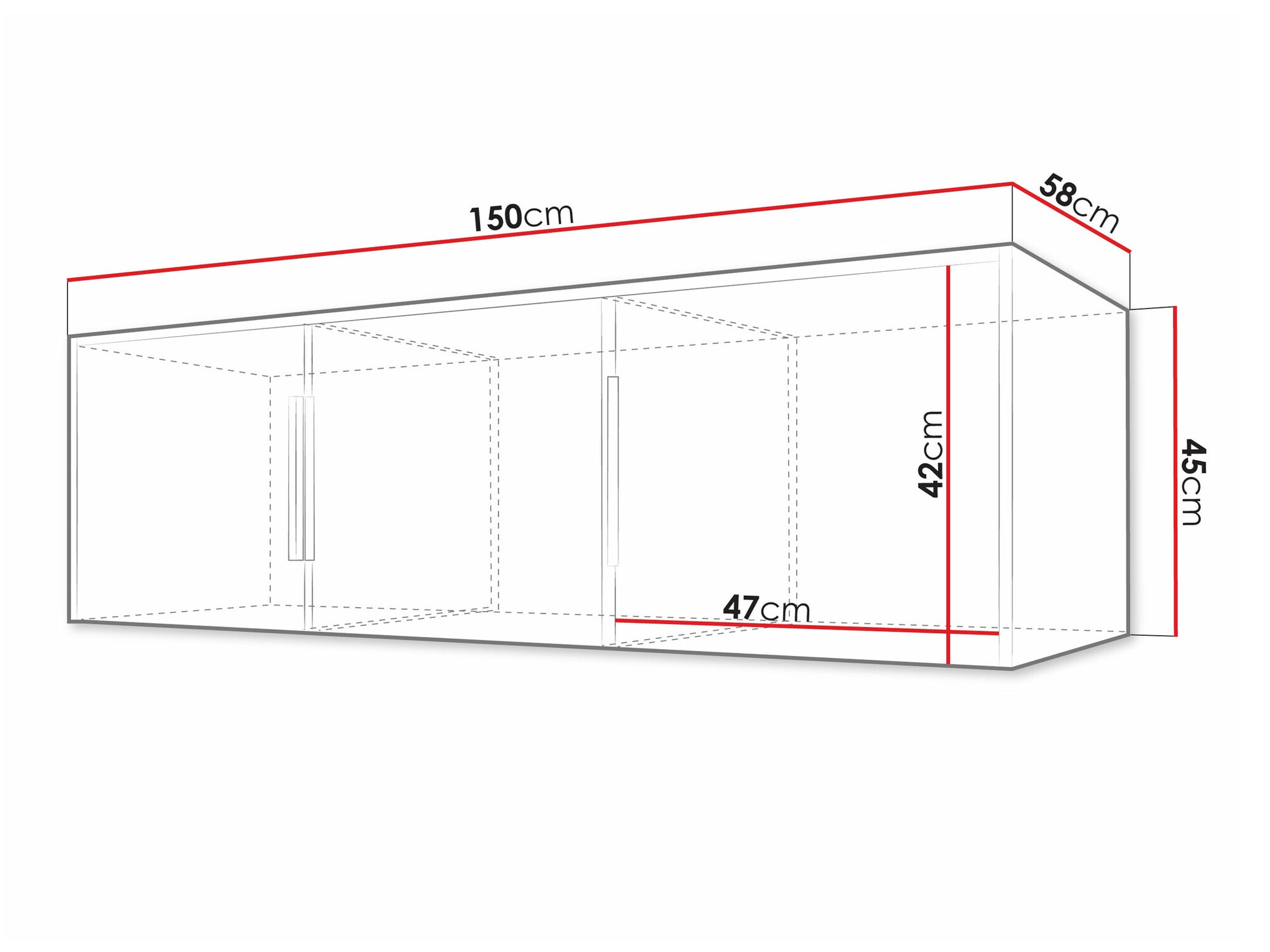 Ormarić Enolevo 105 (Hrast Wotan + Crna)