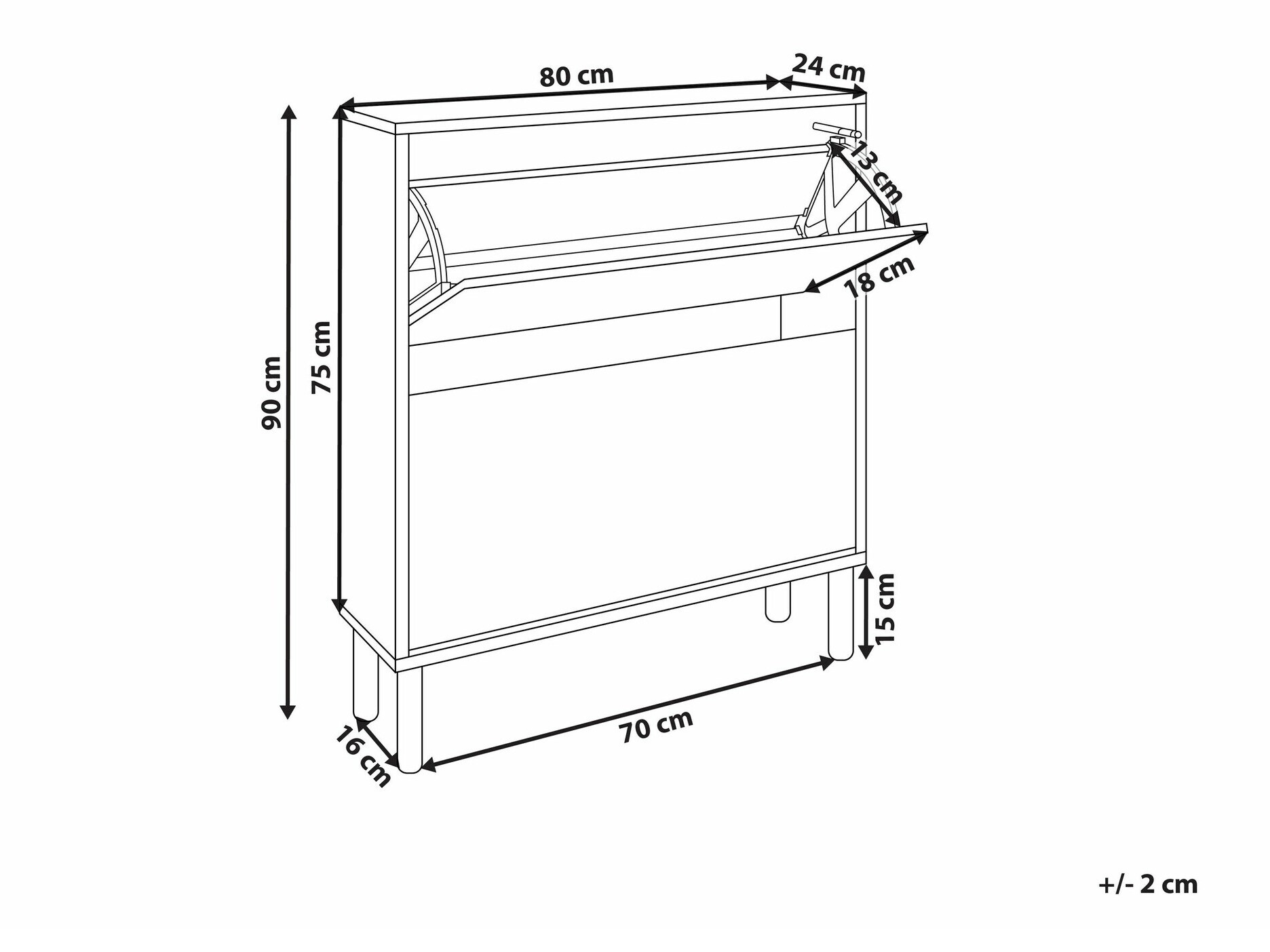 Ormarić za cipele Berwyn 2043