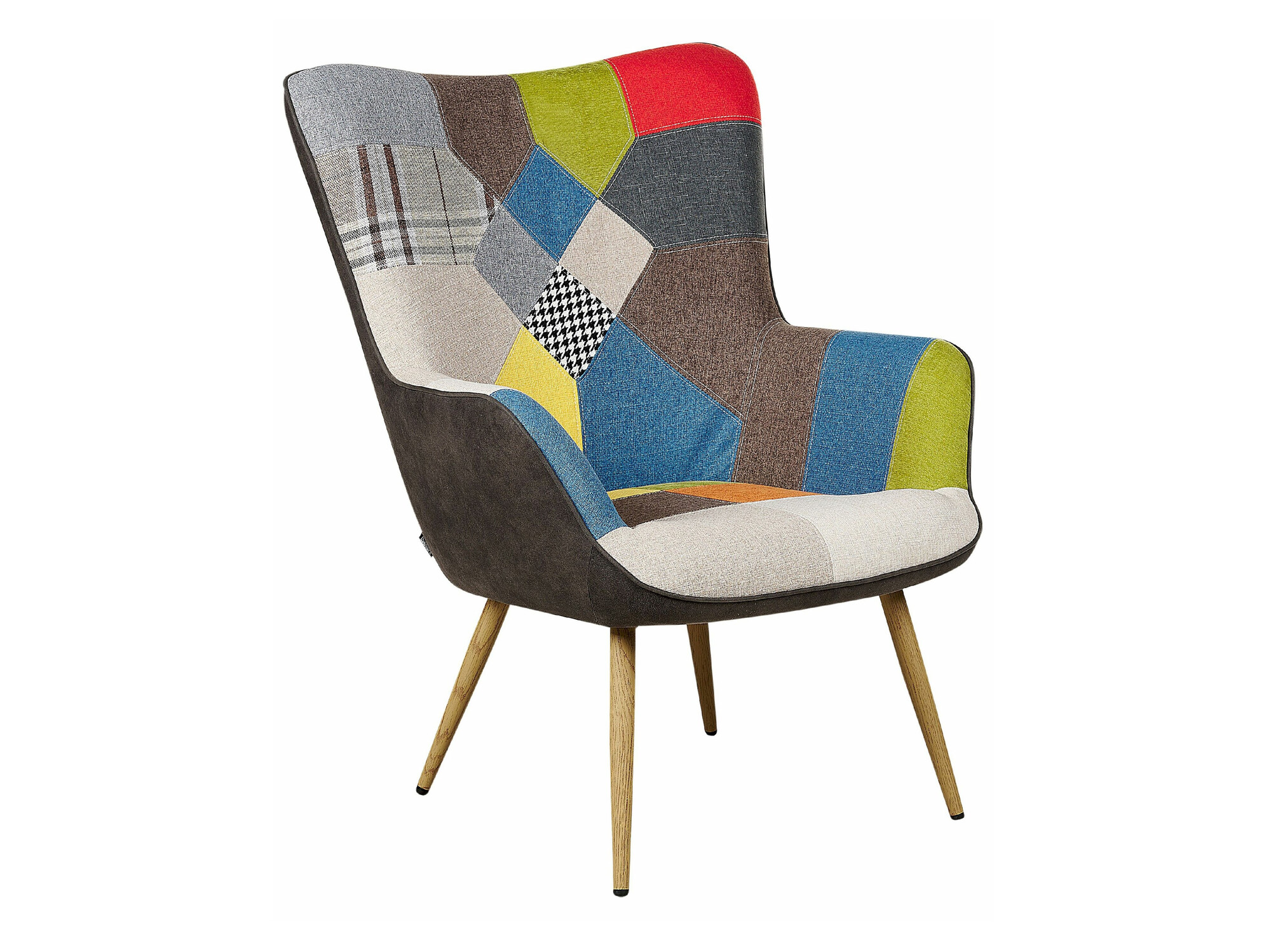 Fotelja Berwyn 2048 (Crna + Plava + Žuta)