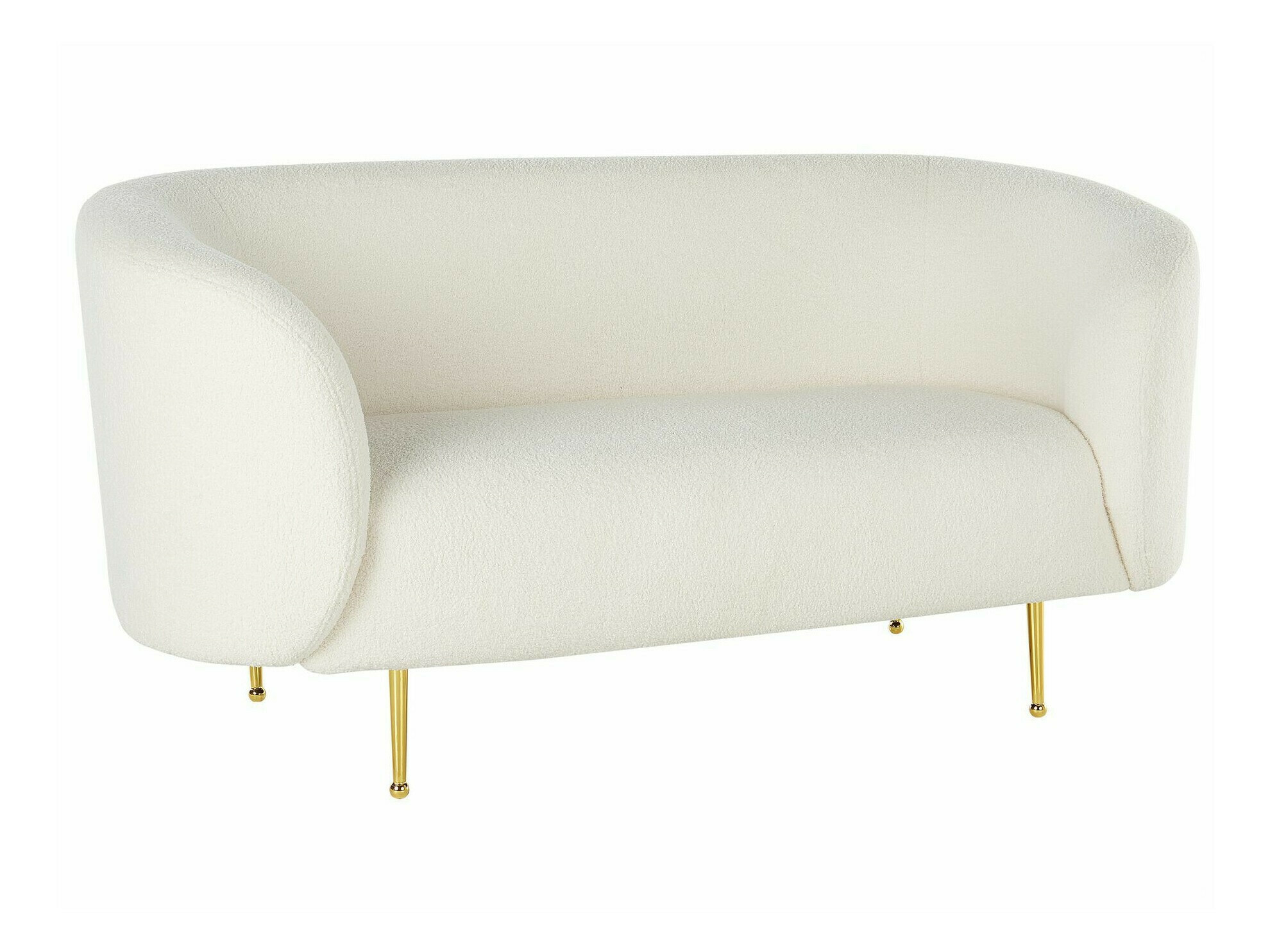 Tapecirani namještaj Berwyn 2050 (Bijela + Zlatno)