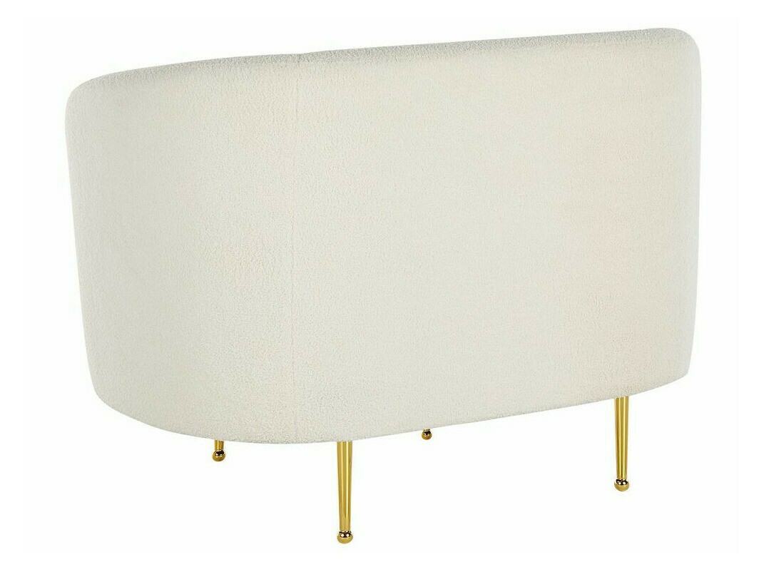 Tapecirani namještaj Berwyn 2050 (Bijela + Zlatno)