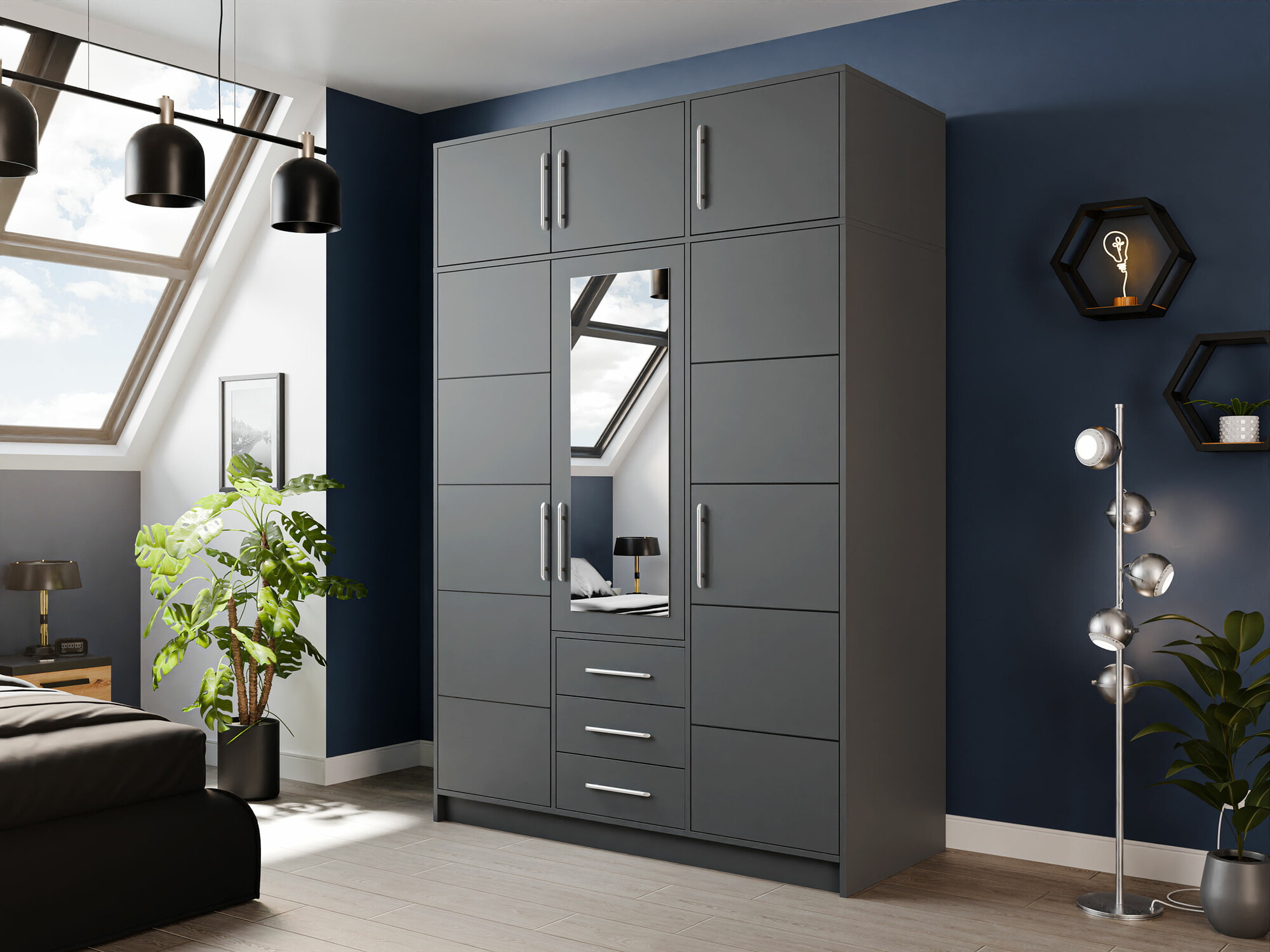 Ormarić Dortivu 152 (Grafit)