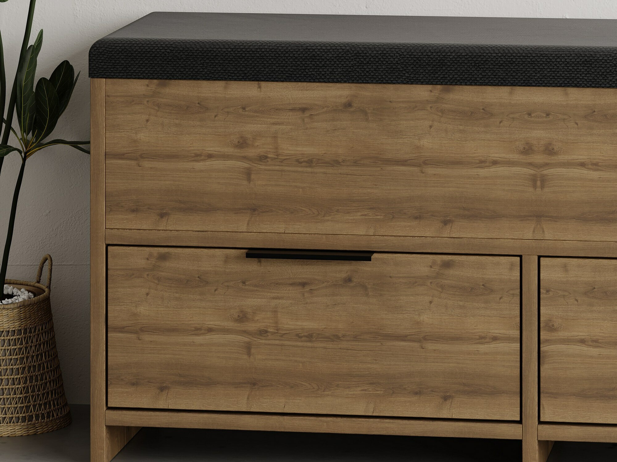 Ormarić za cipele Kailua 2149 (Tamno drvo)