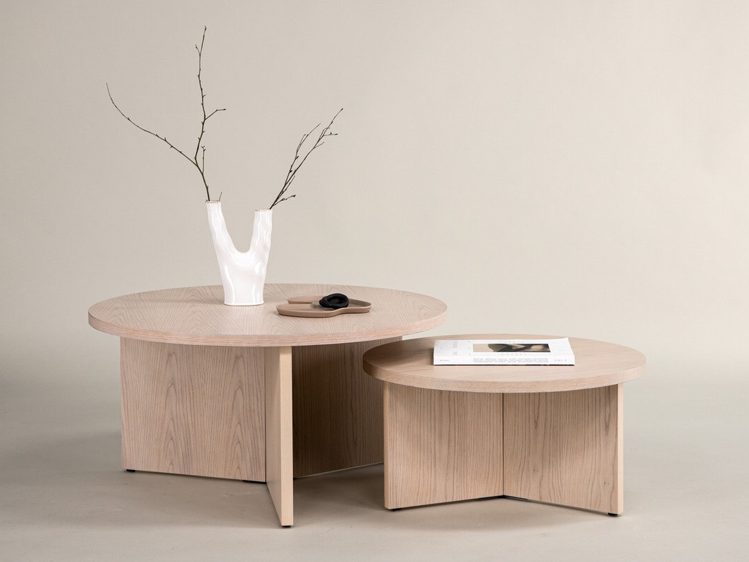 Stolići za kavu Dallas 4475 (Svijetlo drvo)