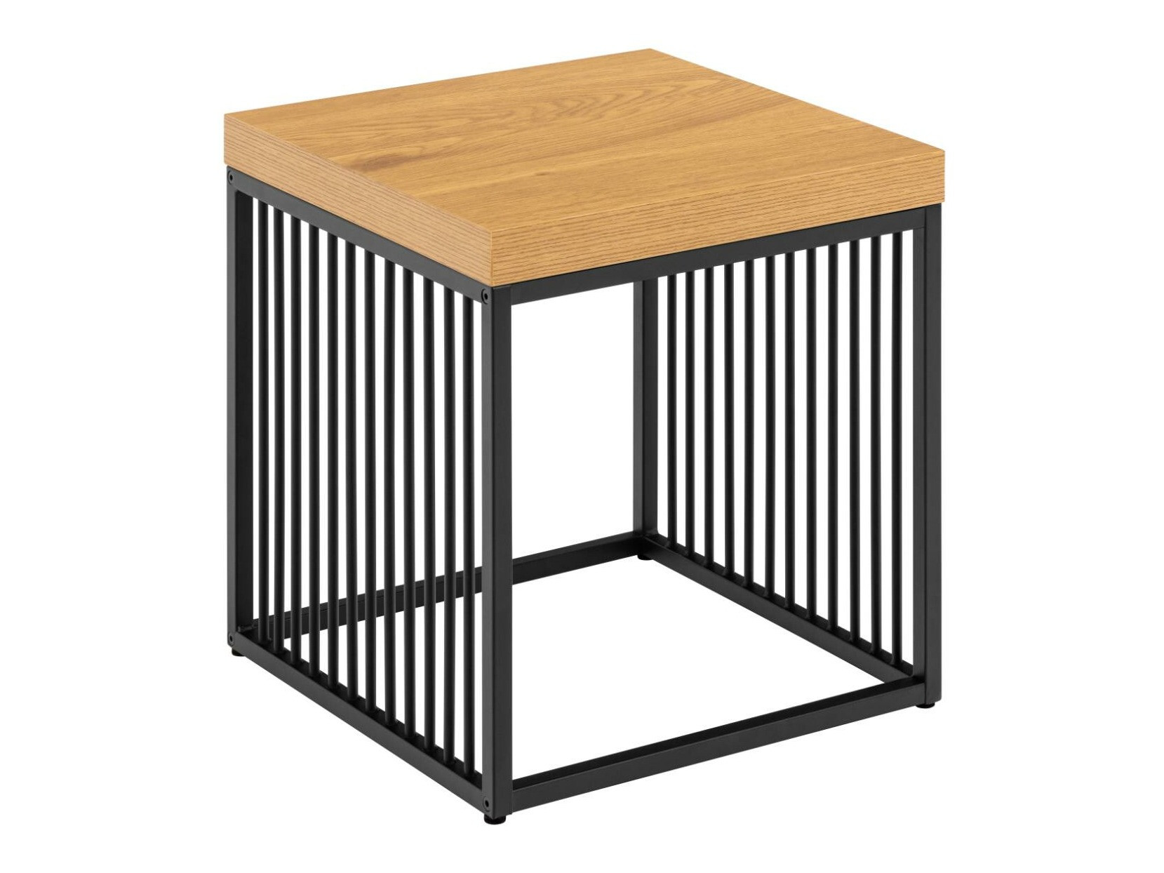 Pomoćni stol Norsica 634 (Hrast + Crna)
