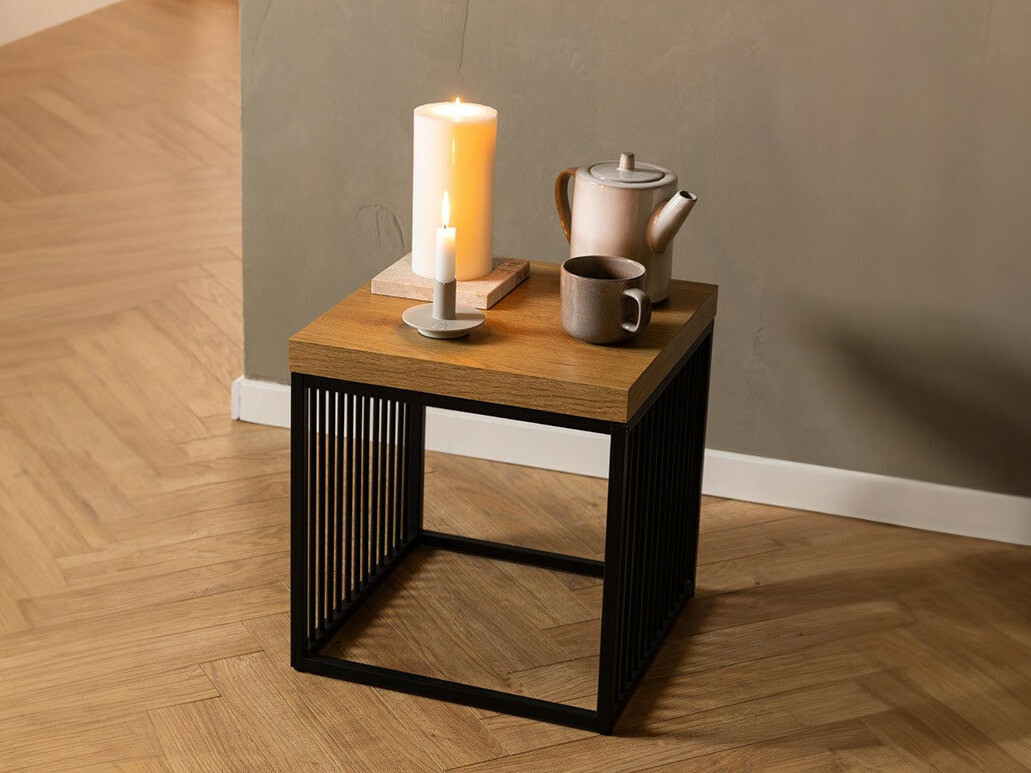 Pomoćni stolić Norsica Livevai 102 (Hrast + Crna)