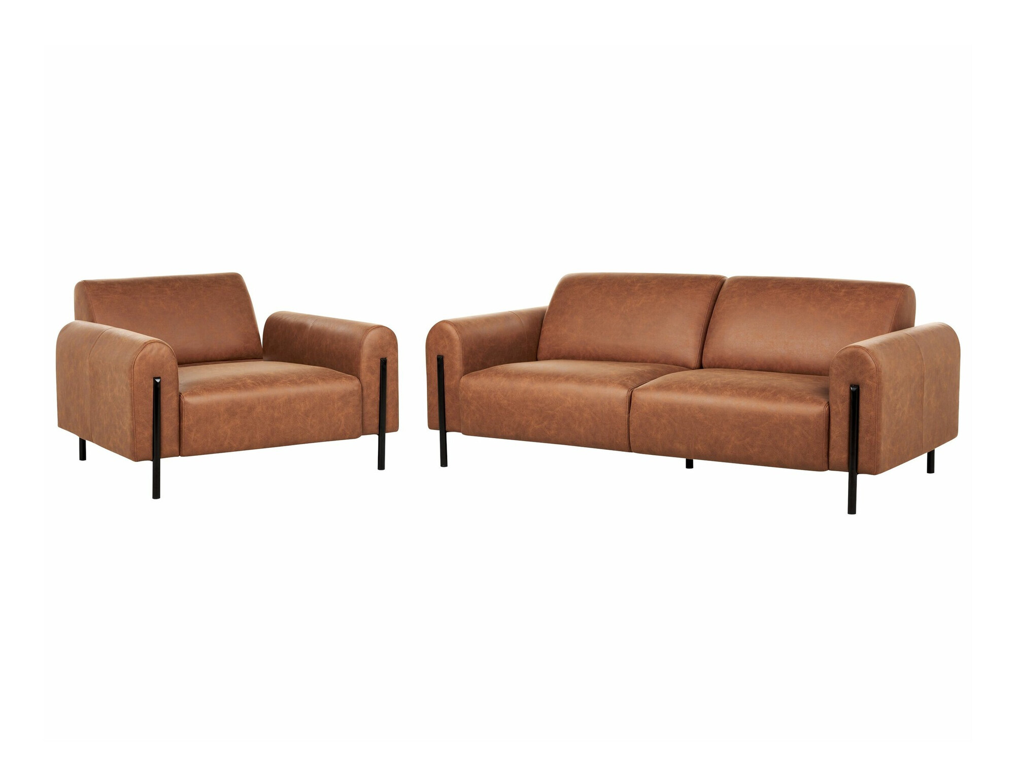 Tapecirani namještaj Berwyn 2073 (Smeđa)