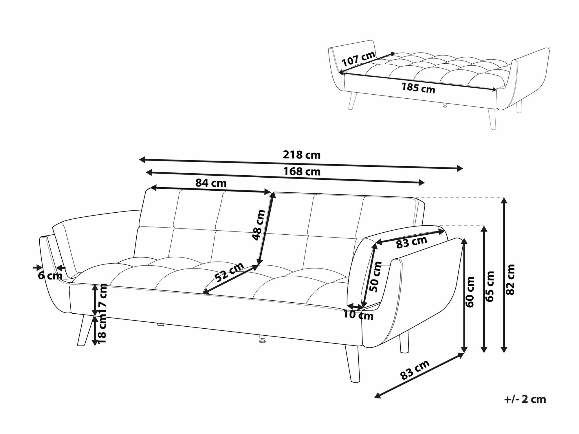 Kauč na razvlačenje Berwyn 2077 (Zelena)