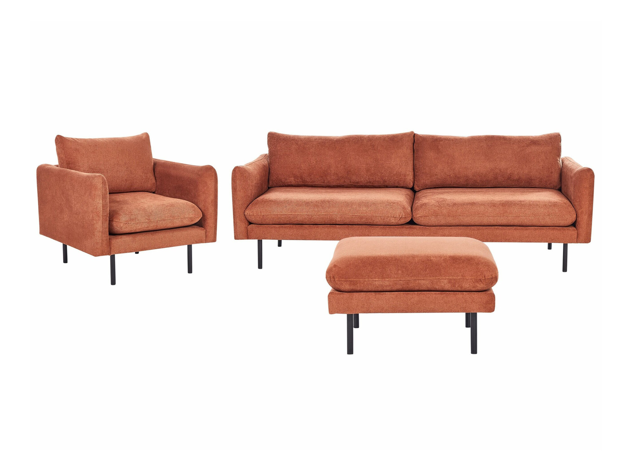 Tapecirani namještaj Berwyn 1828 (Smeđa)