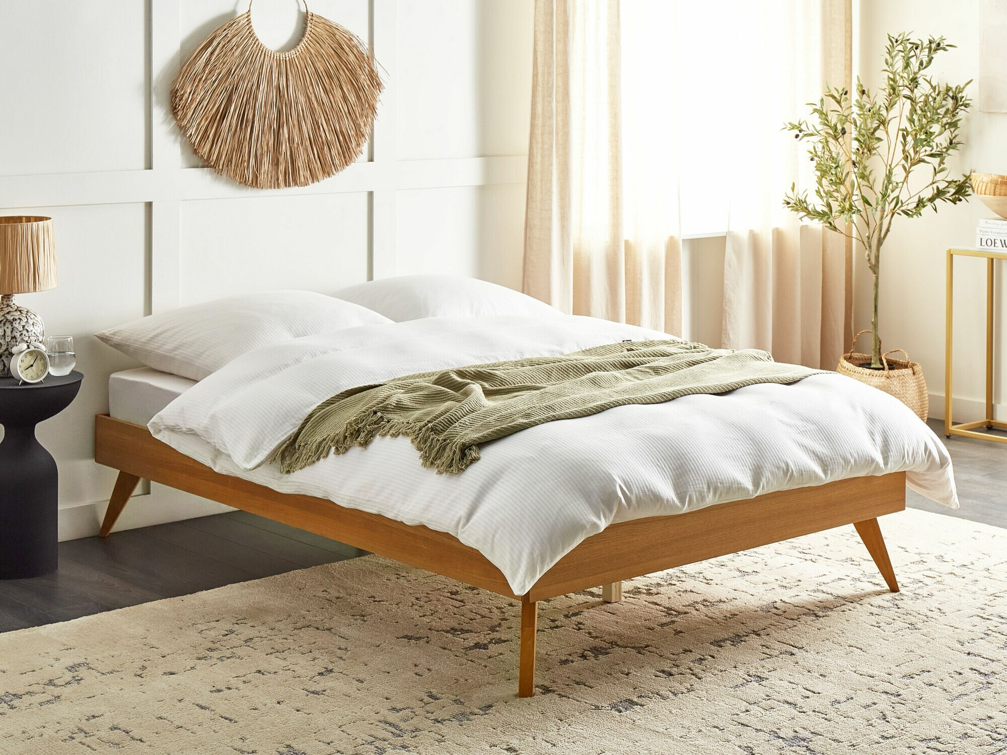 Krevet Berwyn 900 (Svijetlo drvo)