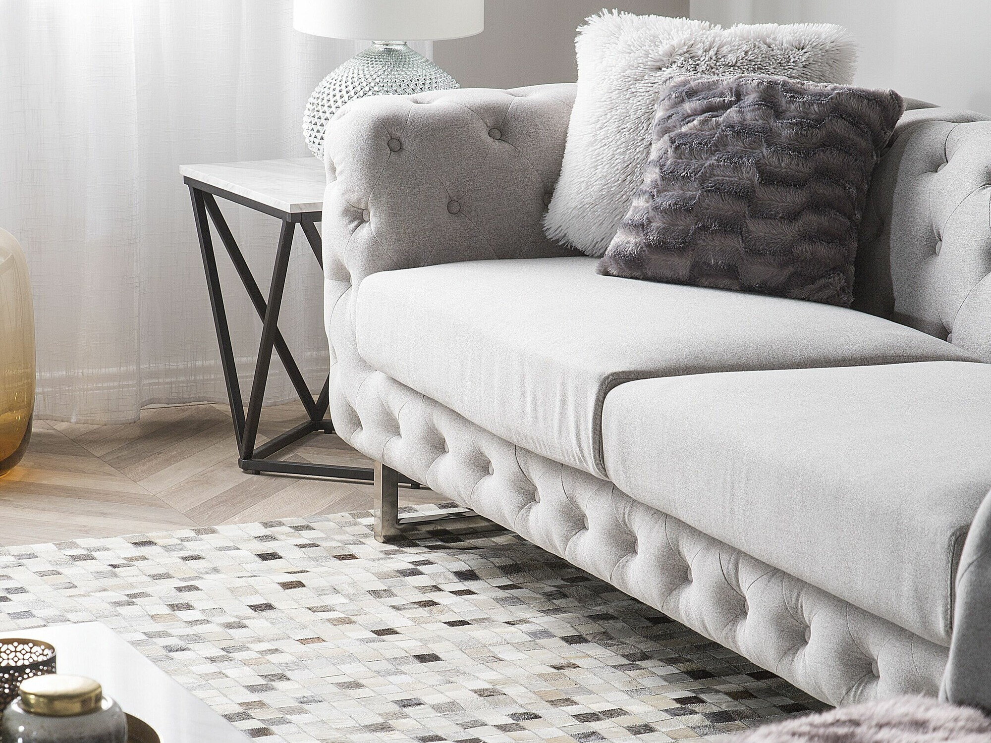 Chesterfield kauč Berwyn 2092 (Bež)