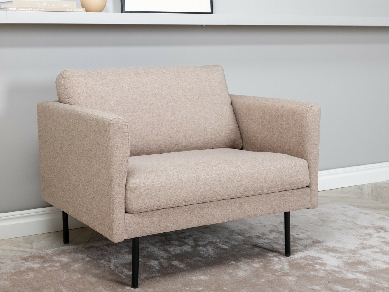 Fotelja Fercame 101 (Smeđa + Crna)