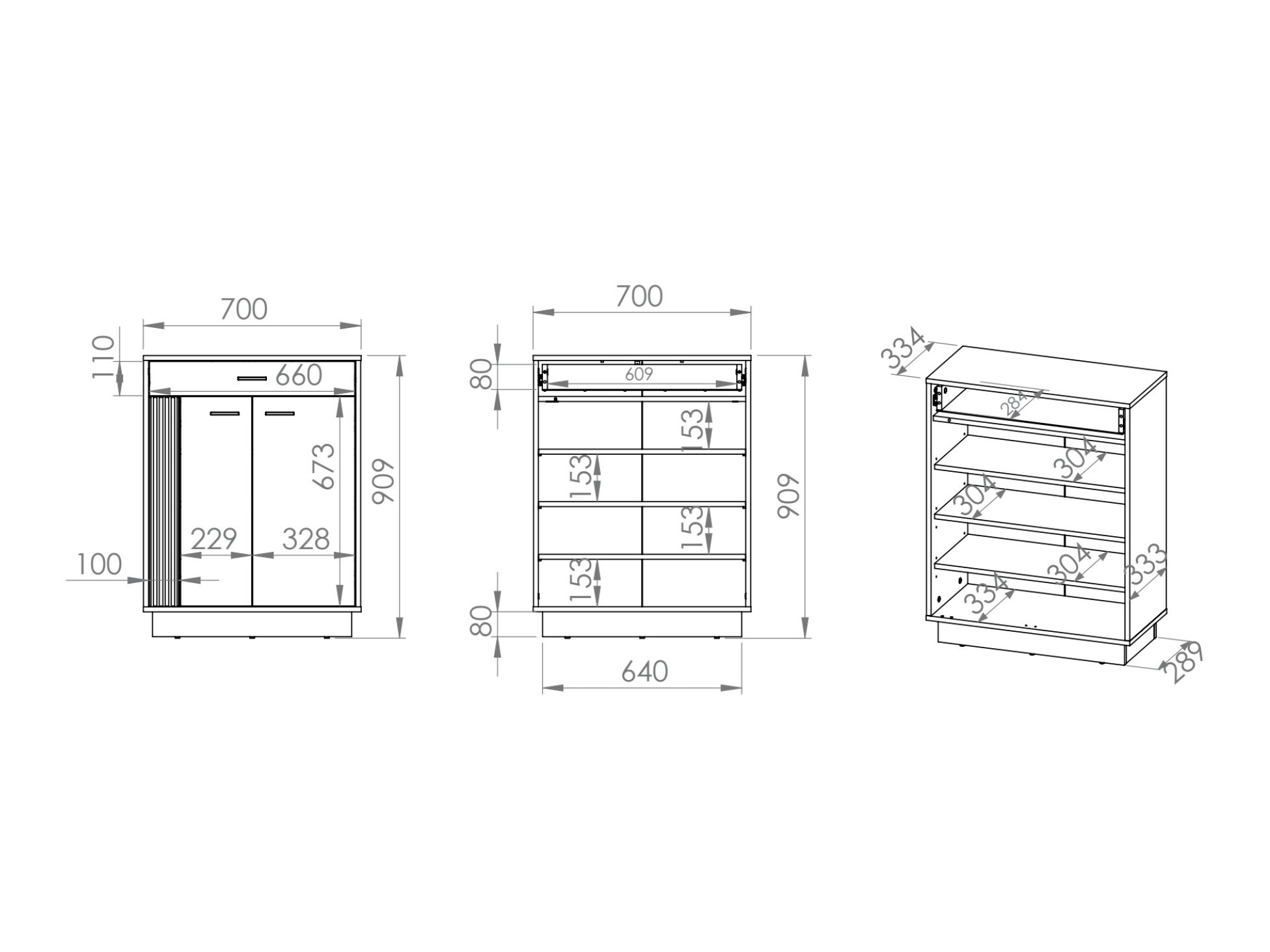 Ormarić za cipele Revcire 104