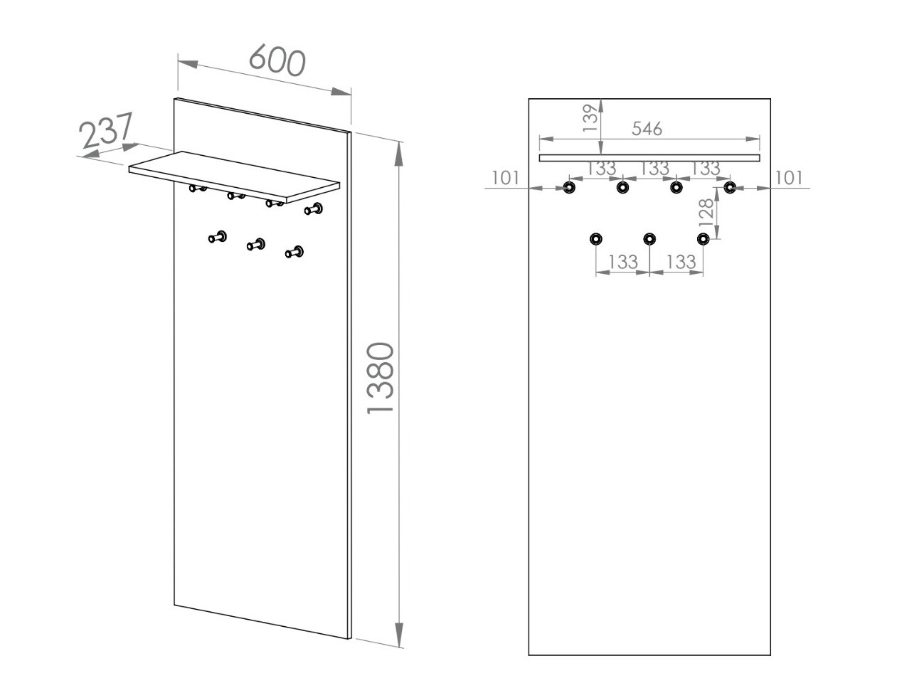 Vješalica Revcire 105