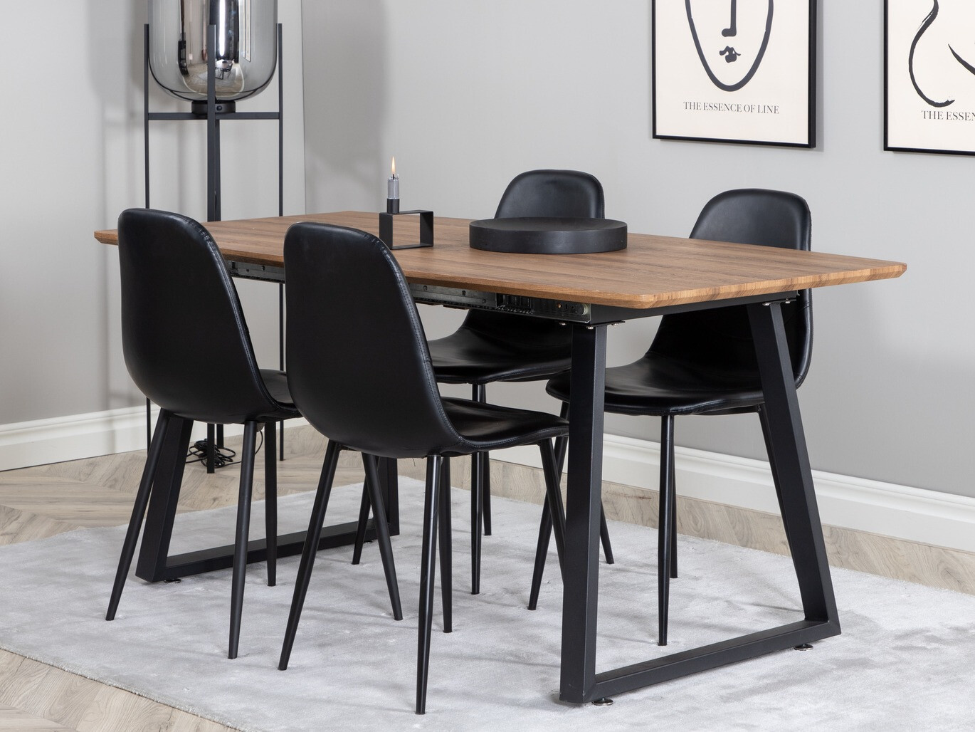 Blagovaonski set Dallas 330 (Crna)